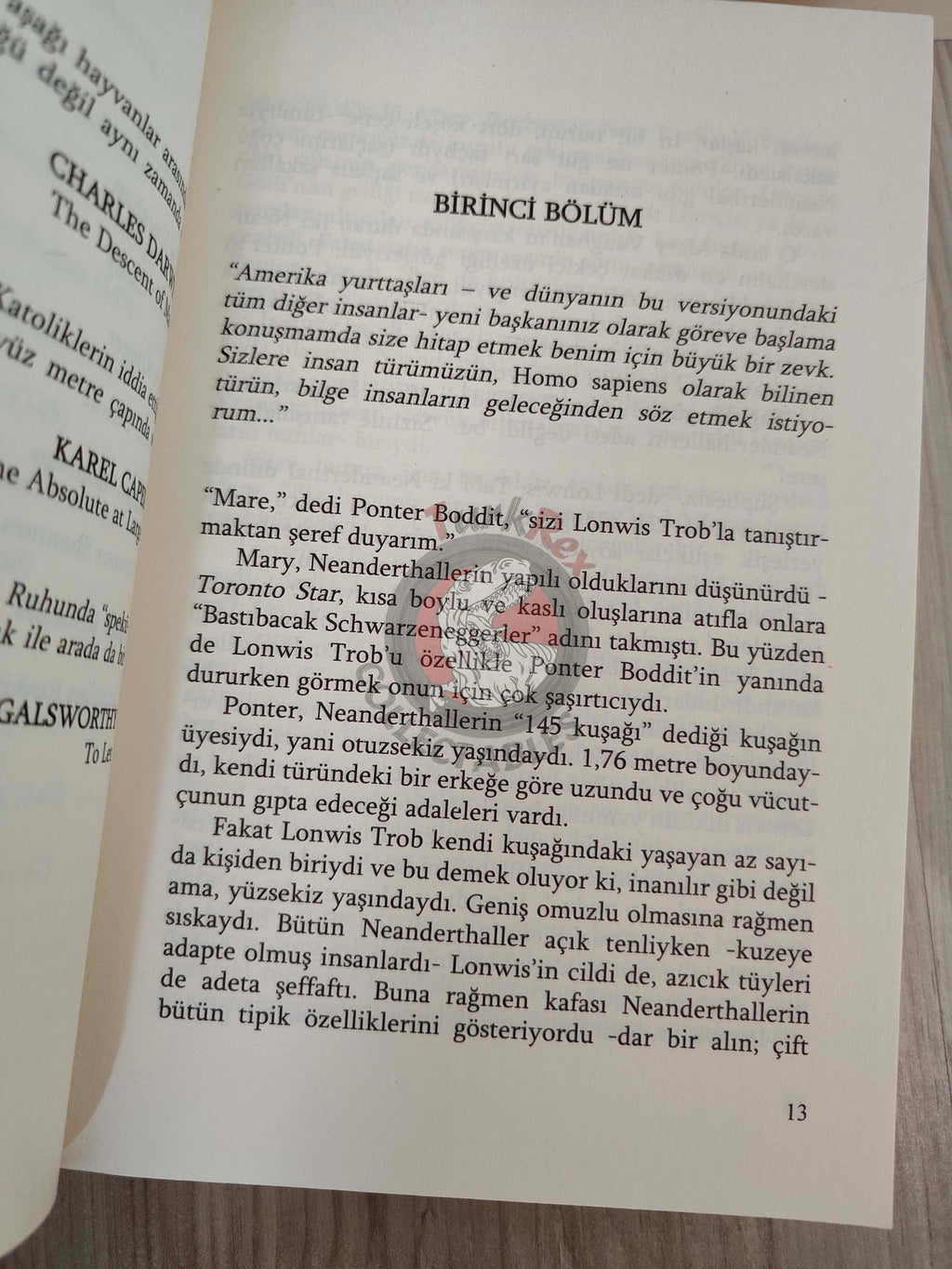Robert J. Sawyer – The Neanderthal Parallax 2003 1st Turkish Book Turkey