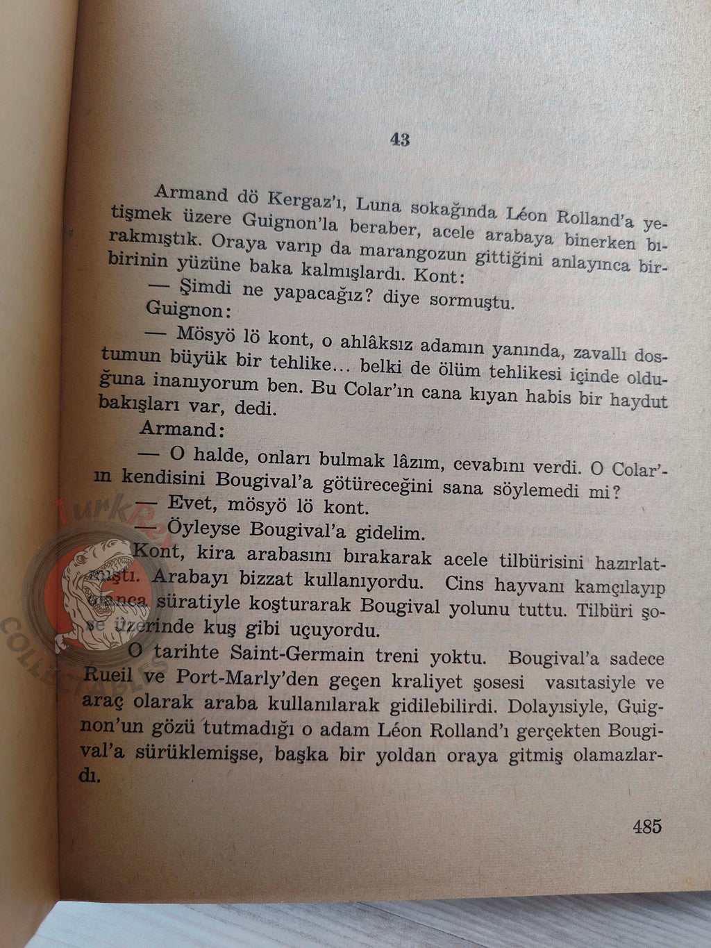 Pierre Alexis Ponson du Terrail – Rocambole 4 Le Château des Genêts 1969 Turkish Book Turkey