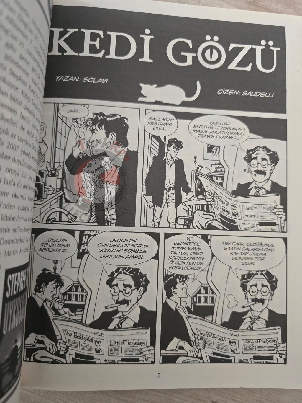 Dylan Dog #21 2016 Turkish Comic Turkey #119 L'occhio del gatto
