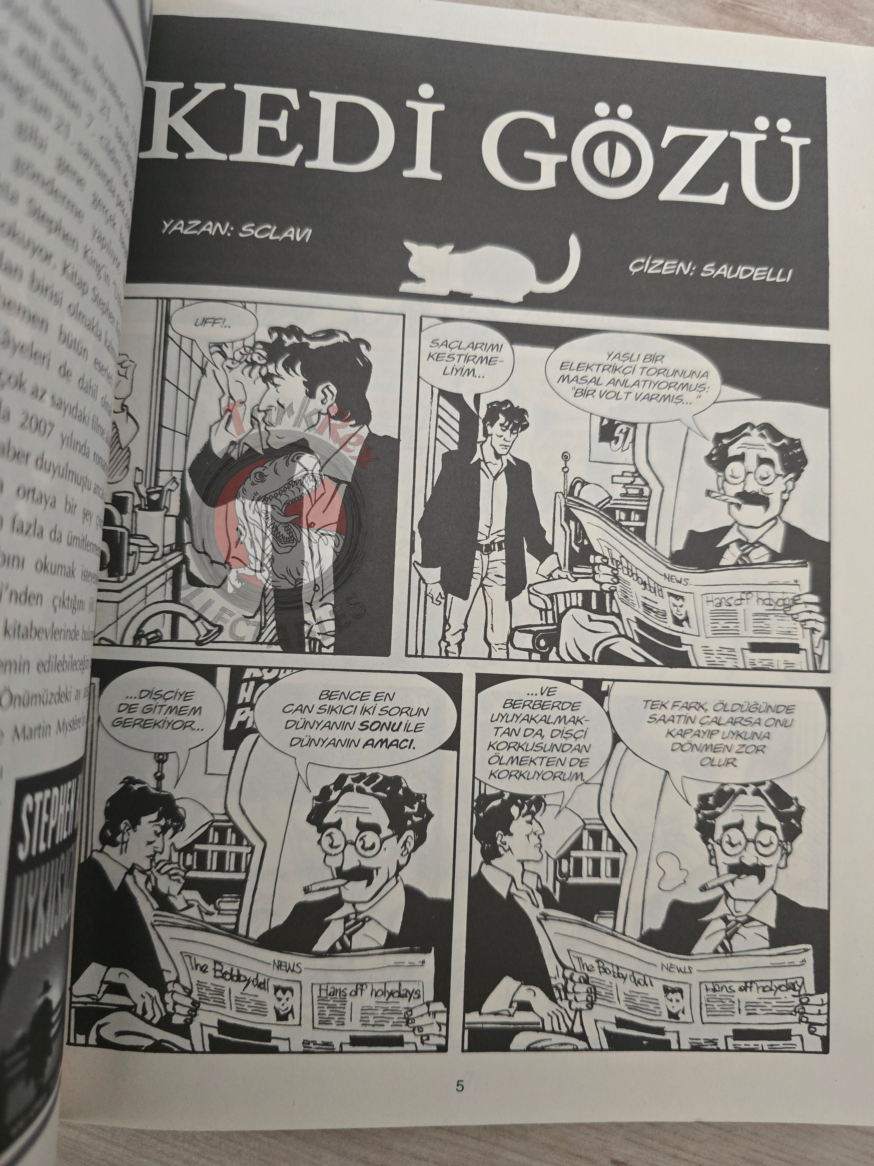 Dylan Dog #21 2016 Turkish Comic Turkey #119 L'occhio del gatto