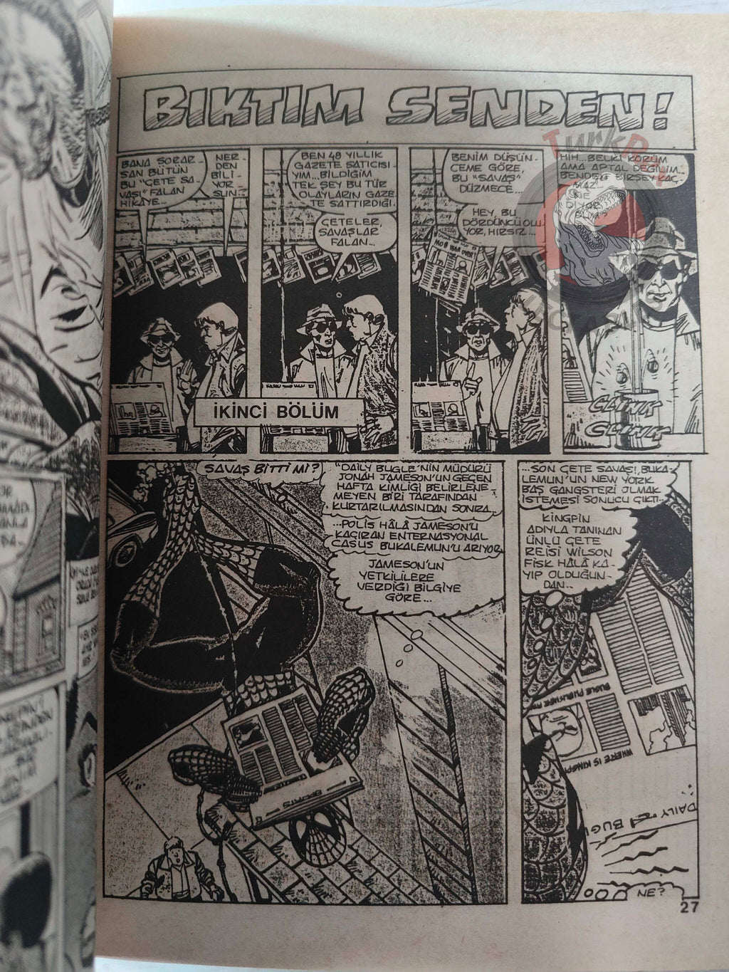 Spider-Man #117 1990 Turkish Comic Turkey Web of #39 #49 #54 #55 Spectacular #154