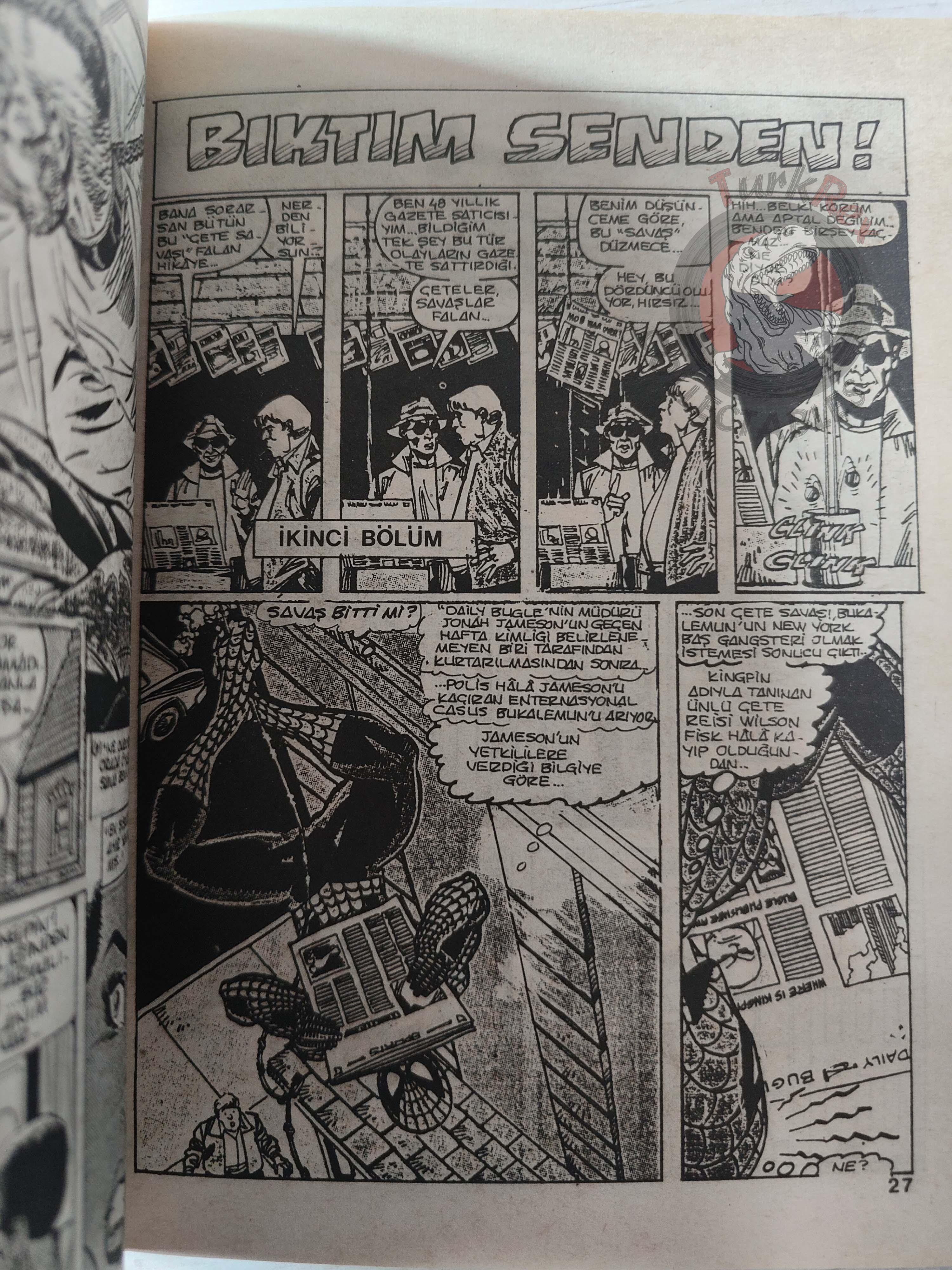 Spider-Man #117 1990 Turkish Comic Turkey Web of #39 #49 #54 #55 Spectacular #154