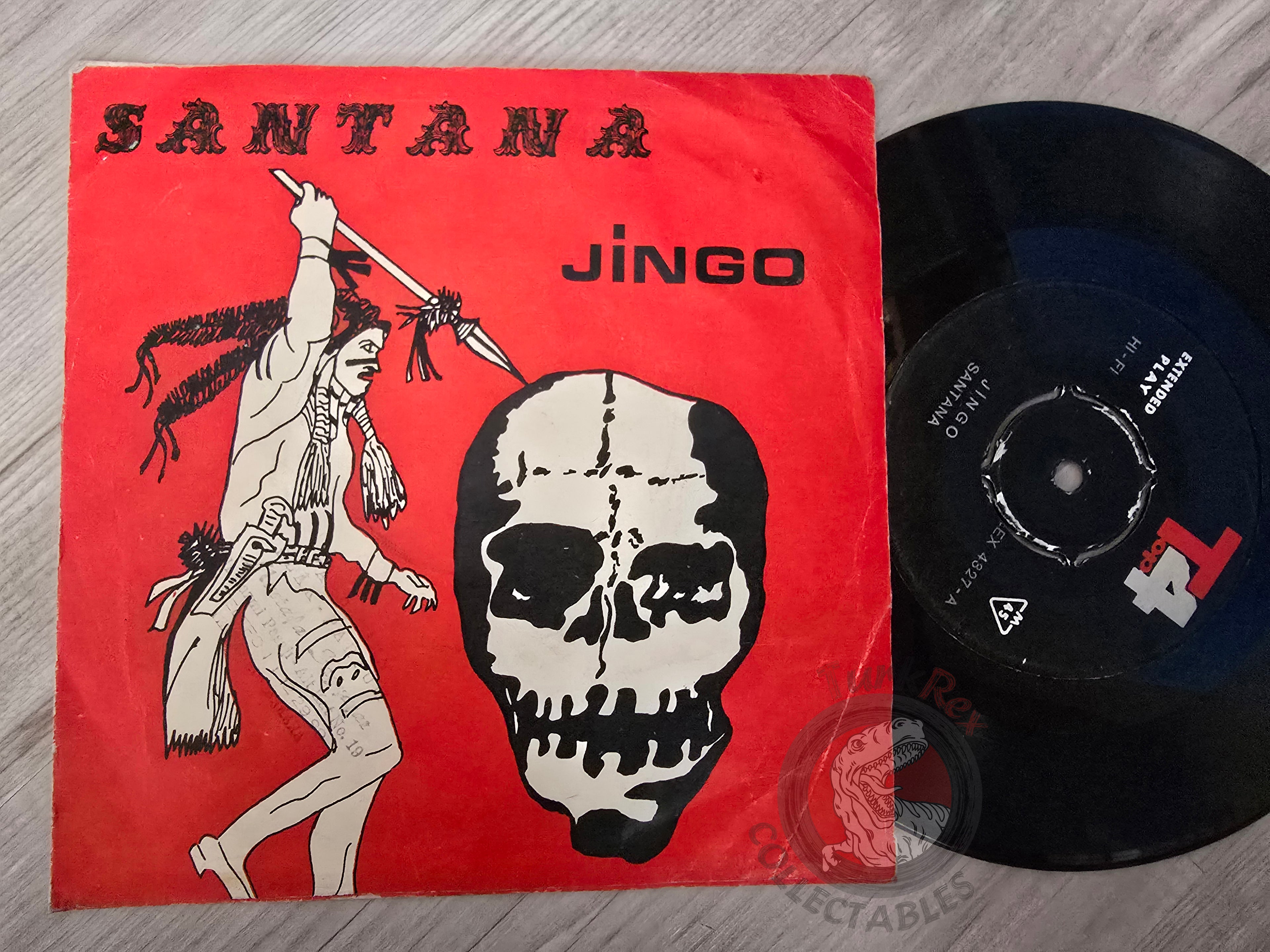 Santana – Jingo / You Just Don't Care 7" Iran Pressing Vinyl Iranian Edition 3