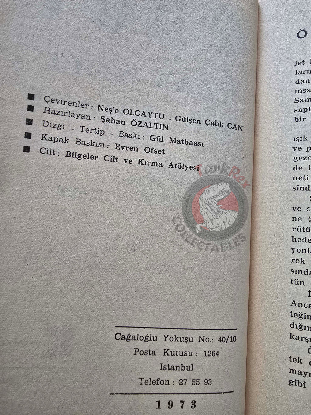 Arthur C. Clarke – 2001: A Space Odyssey 1st Turkish Book Turkey