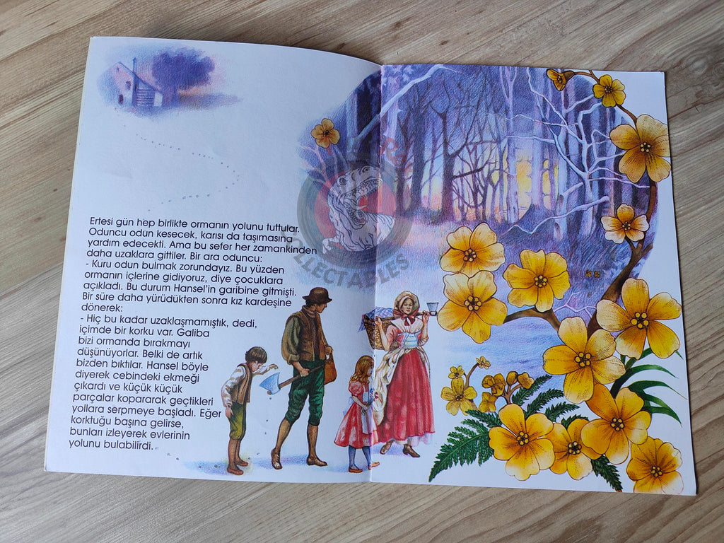 Grimm Brothers –  Hansel and Gretel 2001 Turkish Book Turkey Illustrated