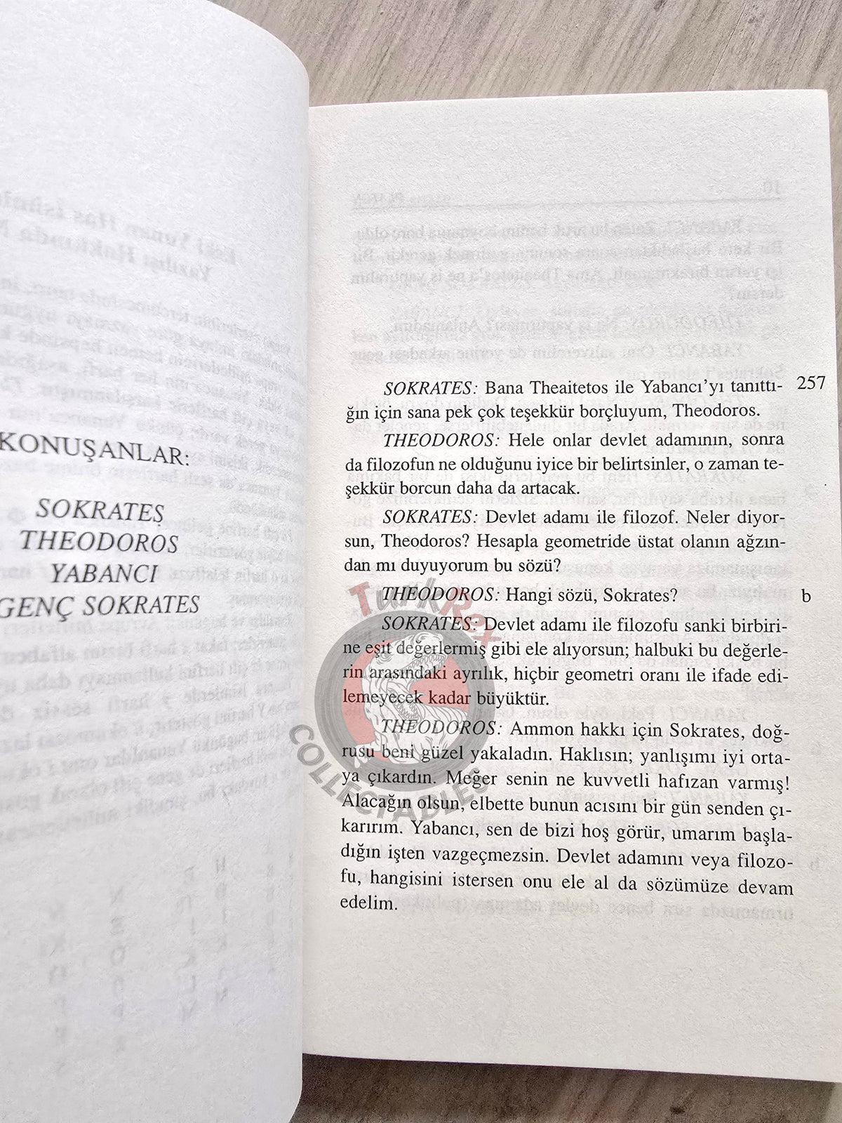 Plato – Statesman 2001 Turkish Book Turkey