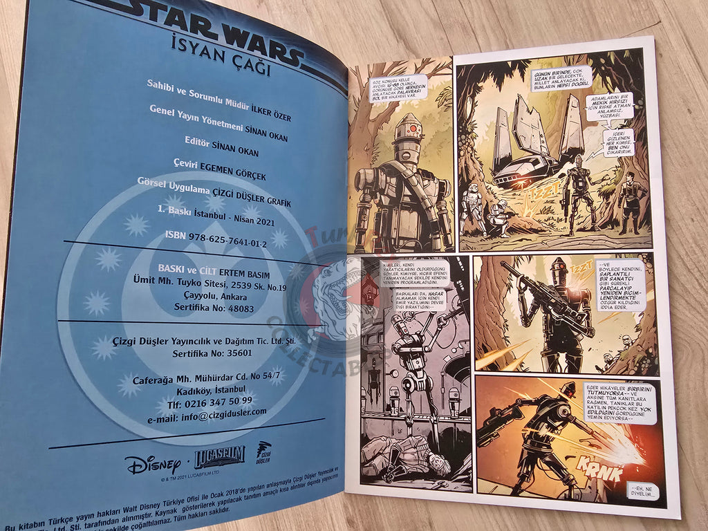 Star Wars - Age of Rebellion Special #1 Turkish Comic Turkey