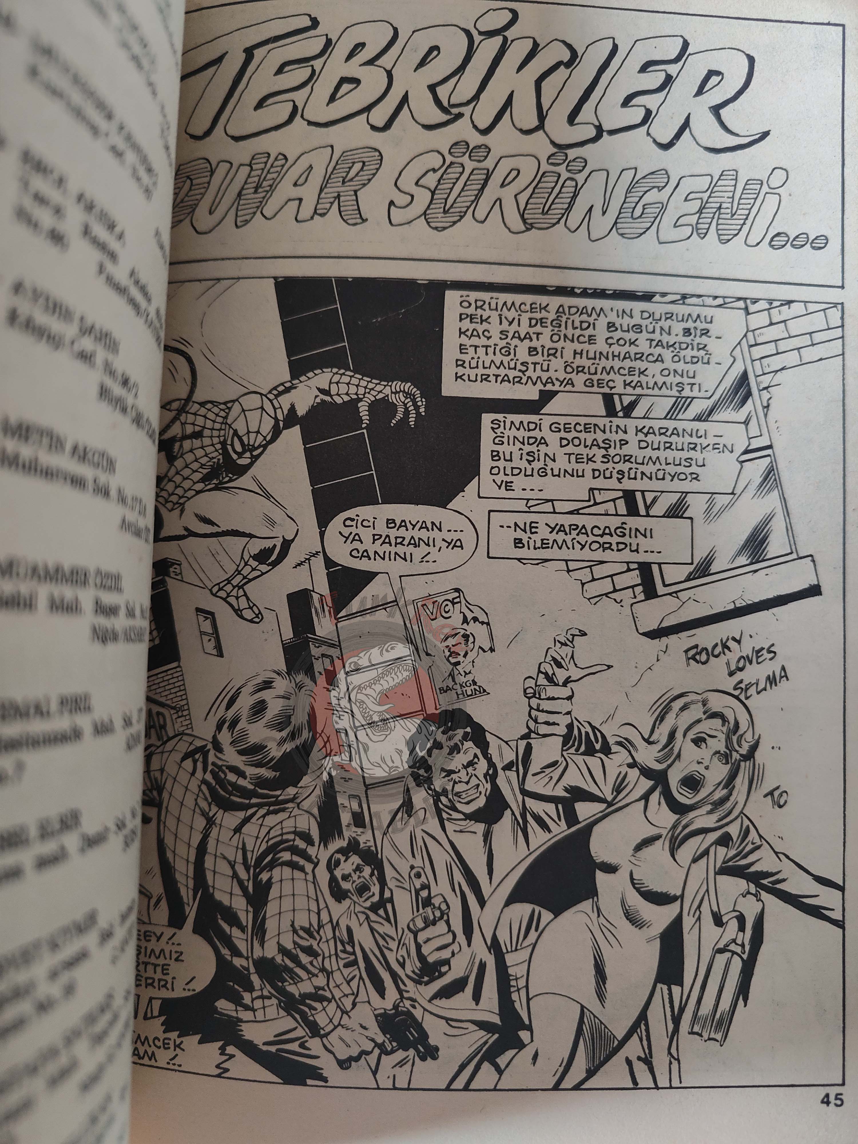 Spider-Man #26 1984 Turkish Comic Turkey Amazing #154 Sub-Mariner #11 #12