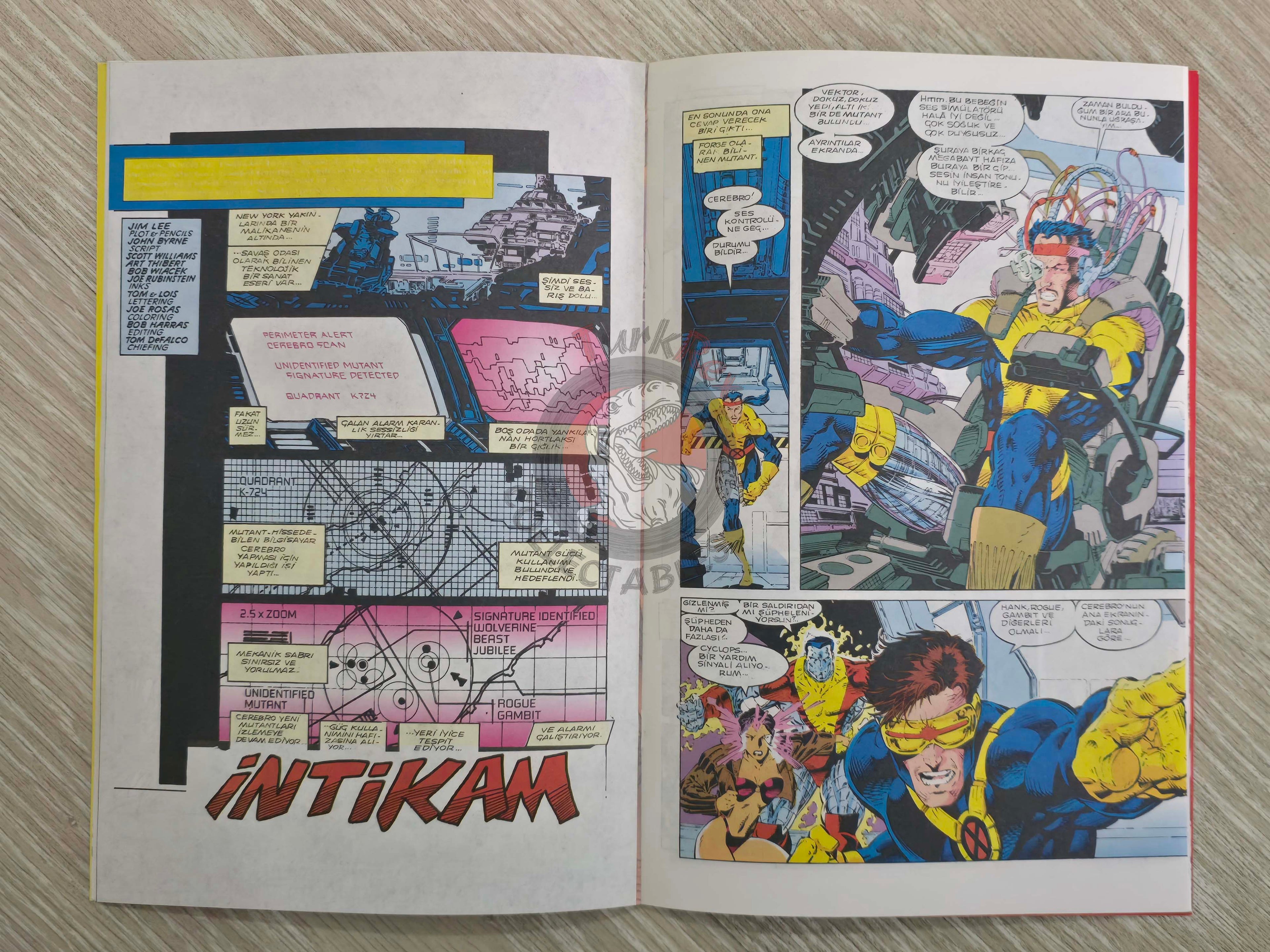 X-Men #3 1996 Turkish Comic Turkey #4 #5