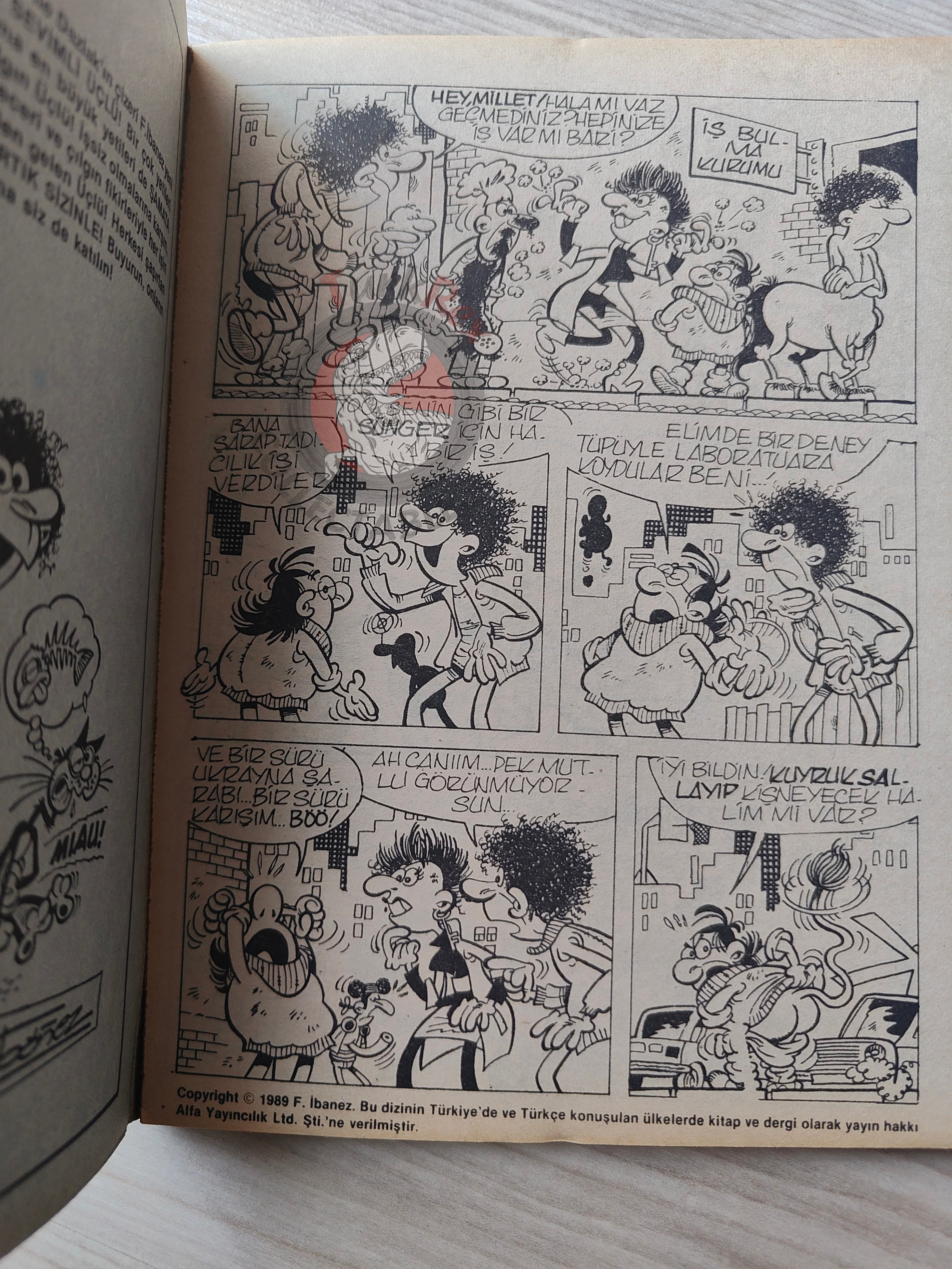 Chicha, Tato y Clodoveo #3 1989 Turkish Comic Turkey Francisco Ibáñez