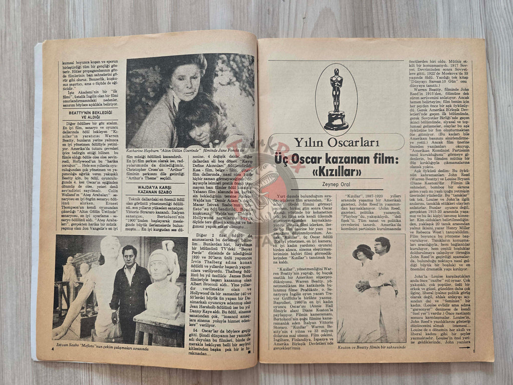 Milliyet Sanat Magazin 1982 Mephisto and the Year’s OscarsTurkish Mag Turkey Hendrik Höfgen Carl Orff