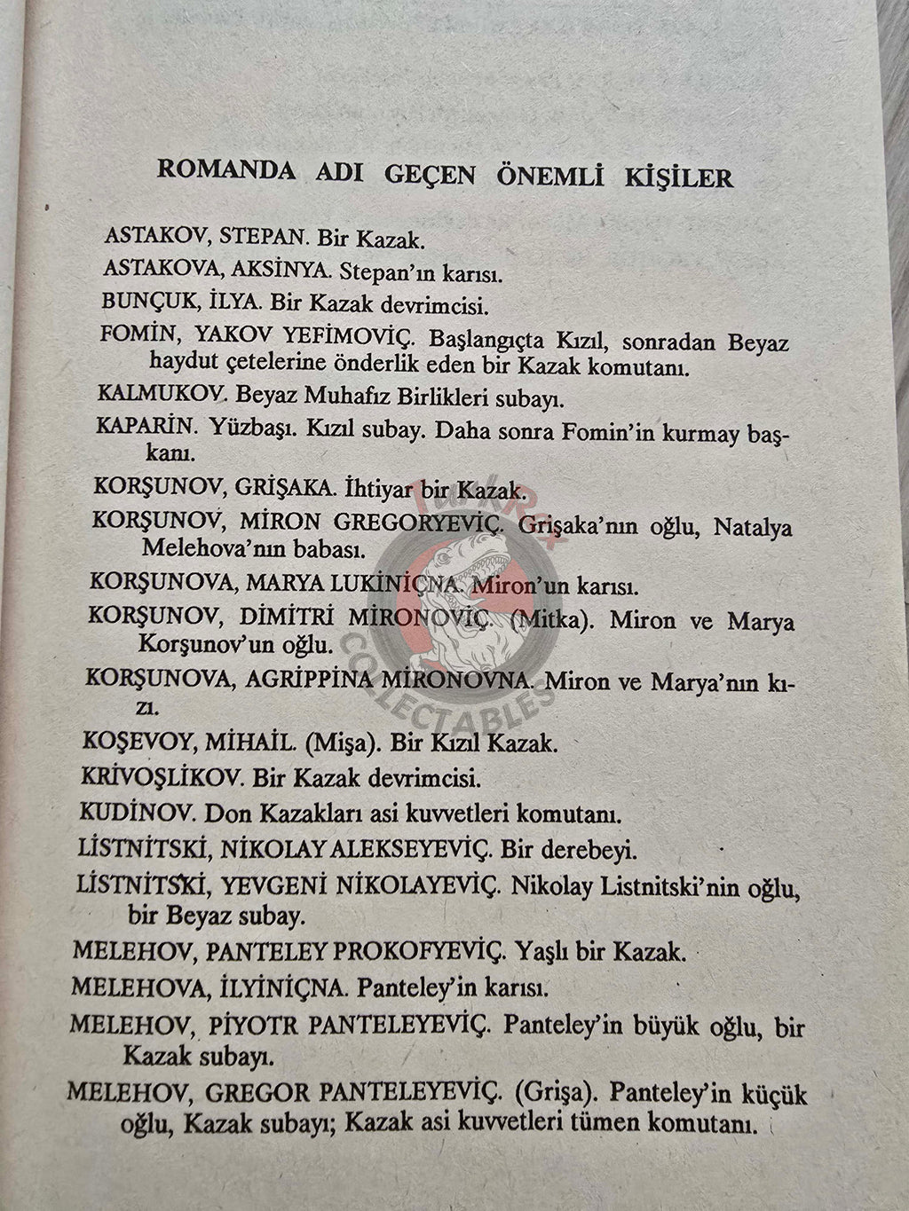 Mikhail Sholokhov – And Quiet Flows the Don 1999 Turkish Book Turkey