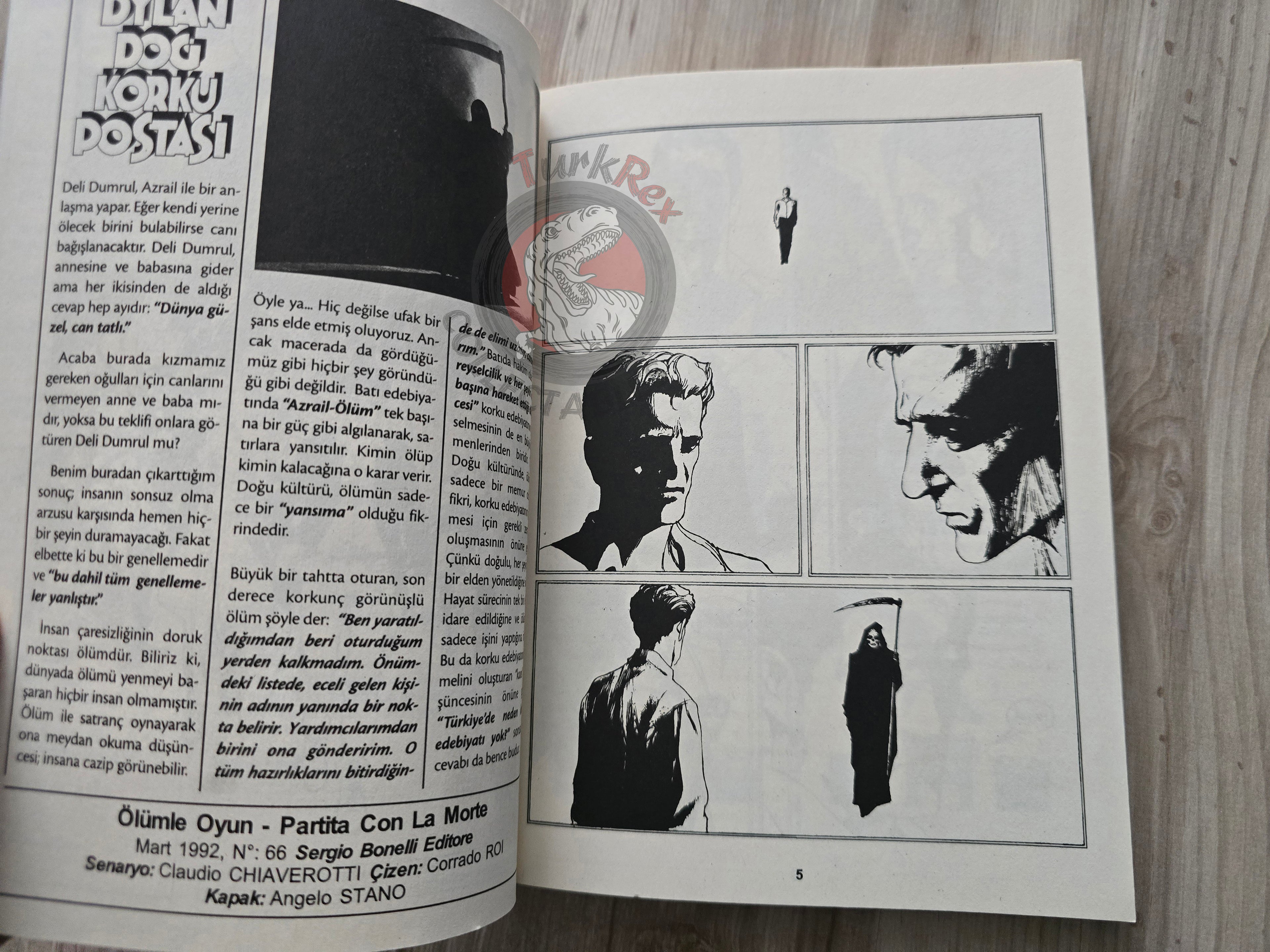 Dylan Dog #25 2010 Turkish Comic Turkey Partita con la morte #66 #67