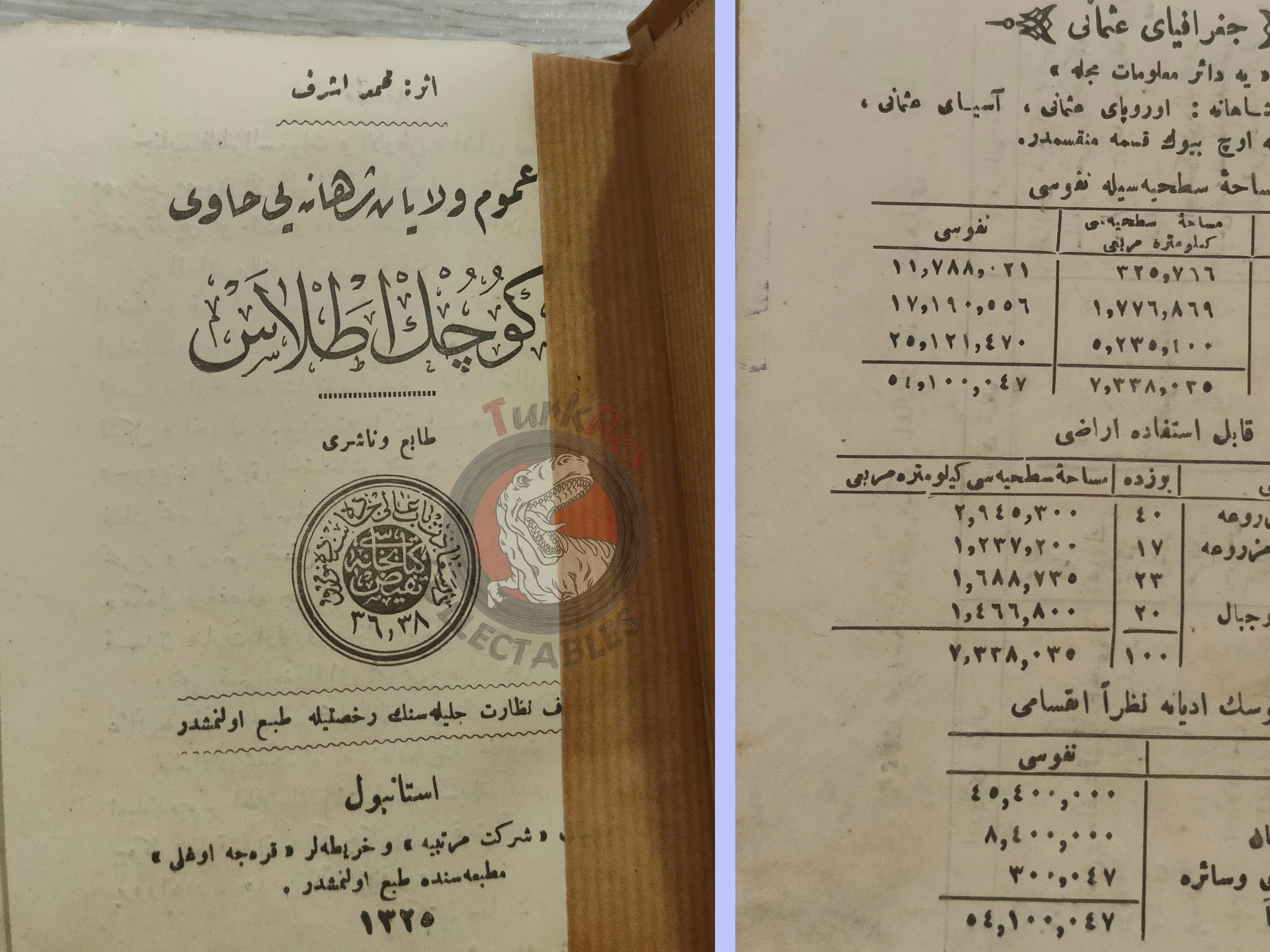Umûm Vilayât-ı Şâhâneyi Hâvî Küçük Atlas 1909 Rare Ottoman Atlas by Mehmed Eşref Qatar
