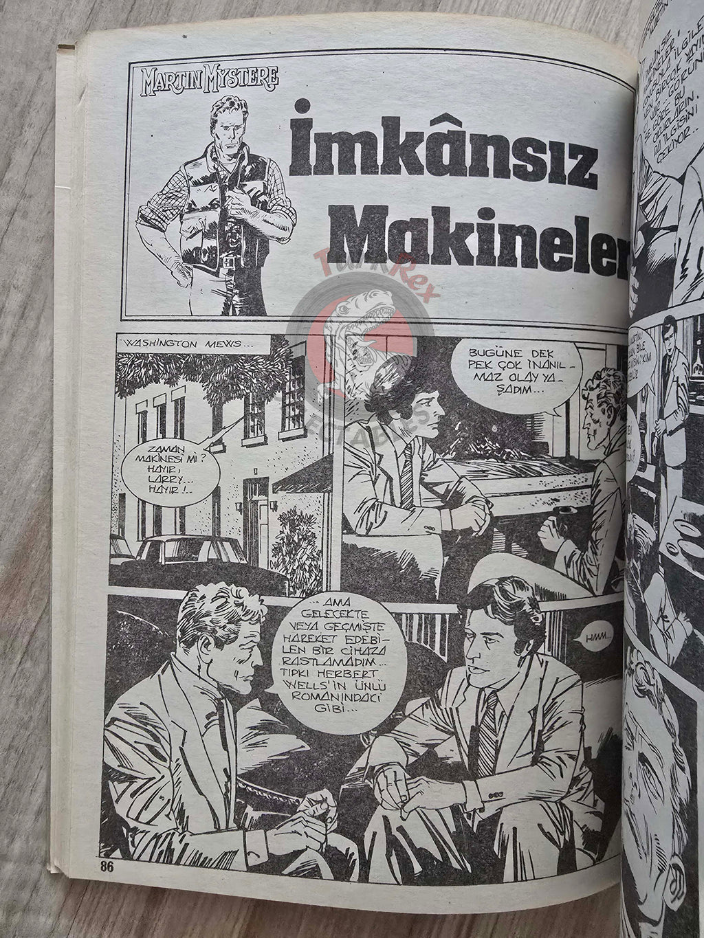 Martin Mystère #22 Quarta Dimension 80s Turkish Comic Turkey #60 #62