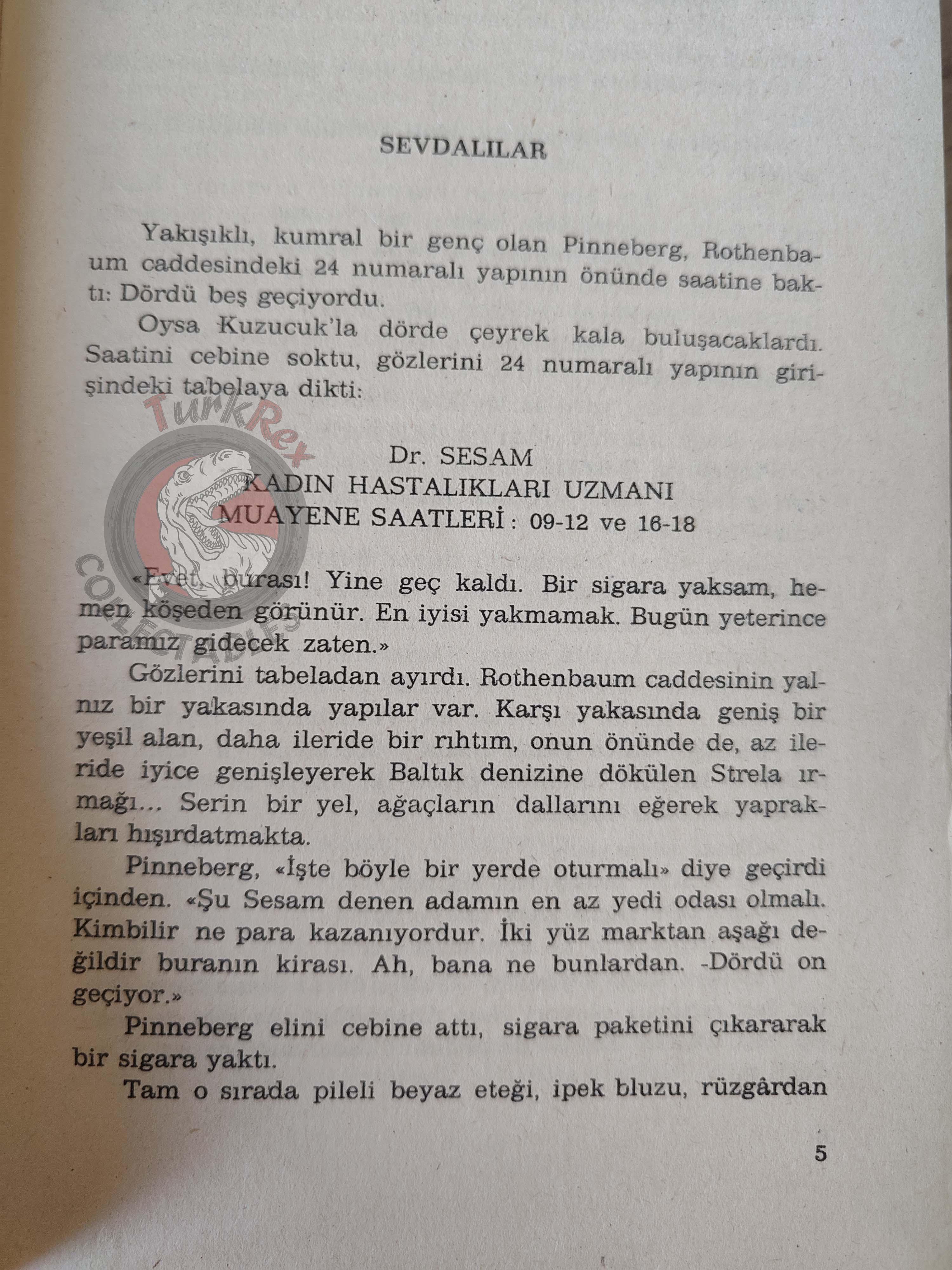 Hans Fallada – Kleiner Mann, Was Nun? 1983 1st Turkish Book Turkey