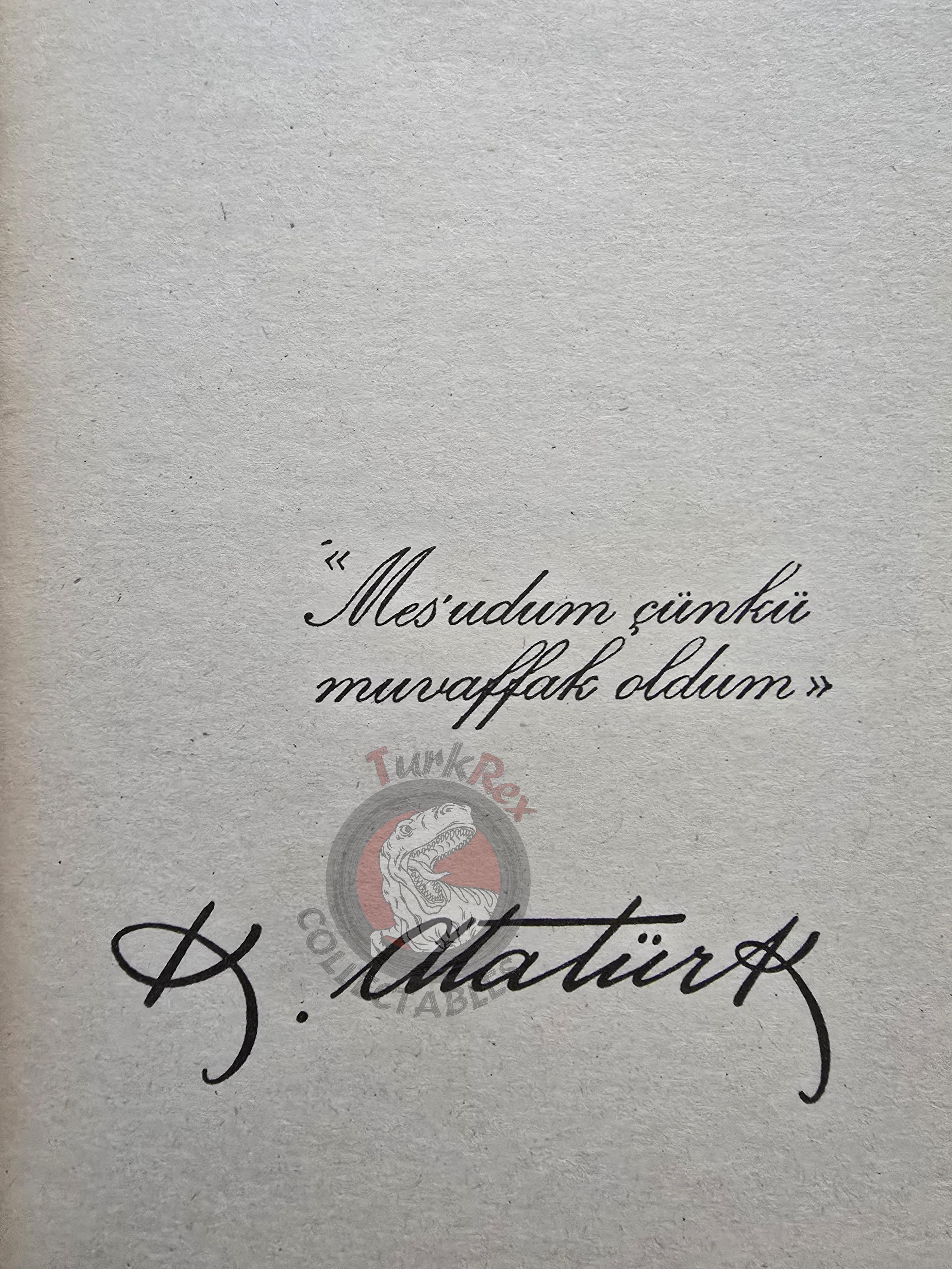 Afet İnan – What I Wrote from M. Kemal Atatürk 1998 Turkish Book Turkey