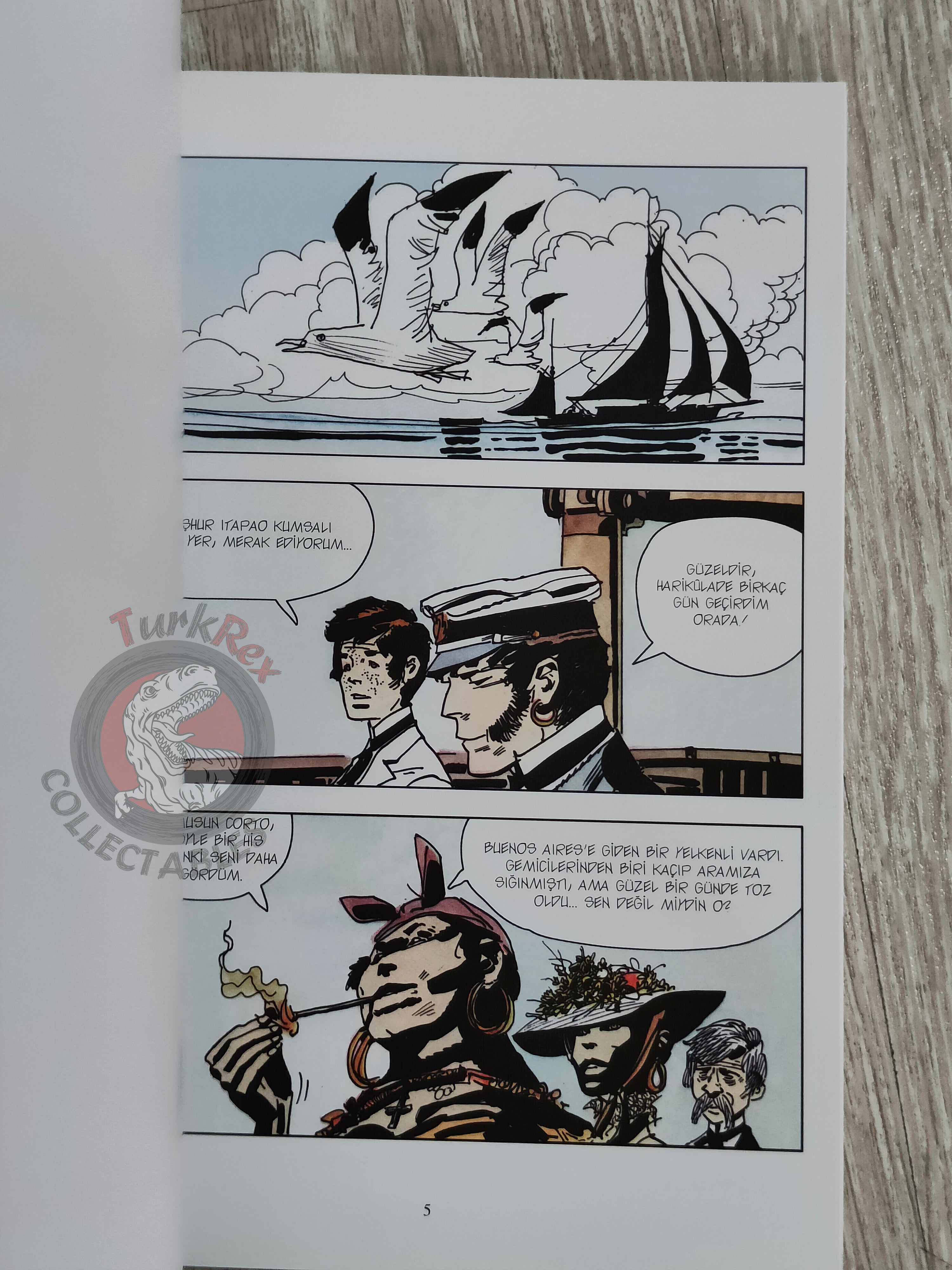 Corto Maltese – Samba avec Tir Fixe Turkish Comic Turkey