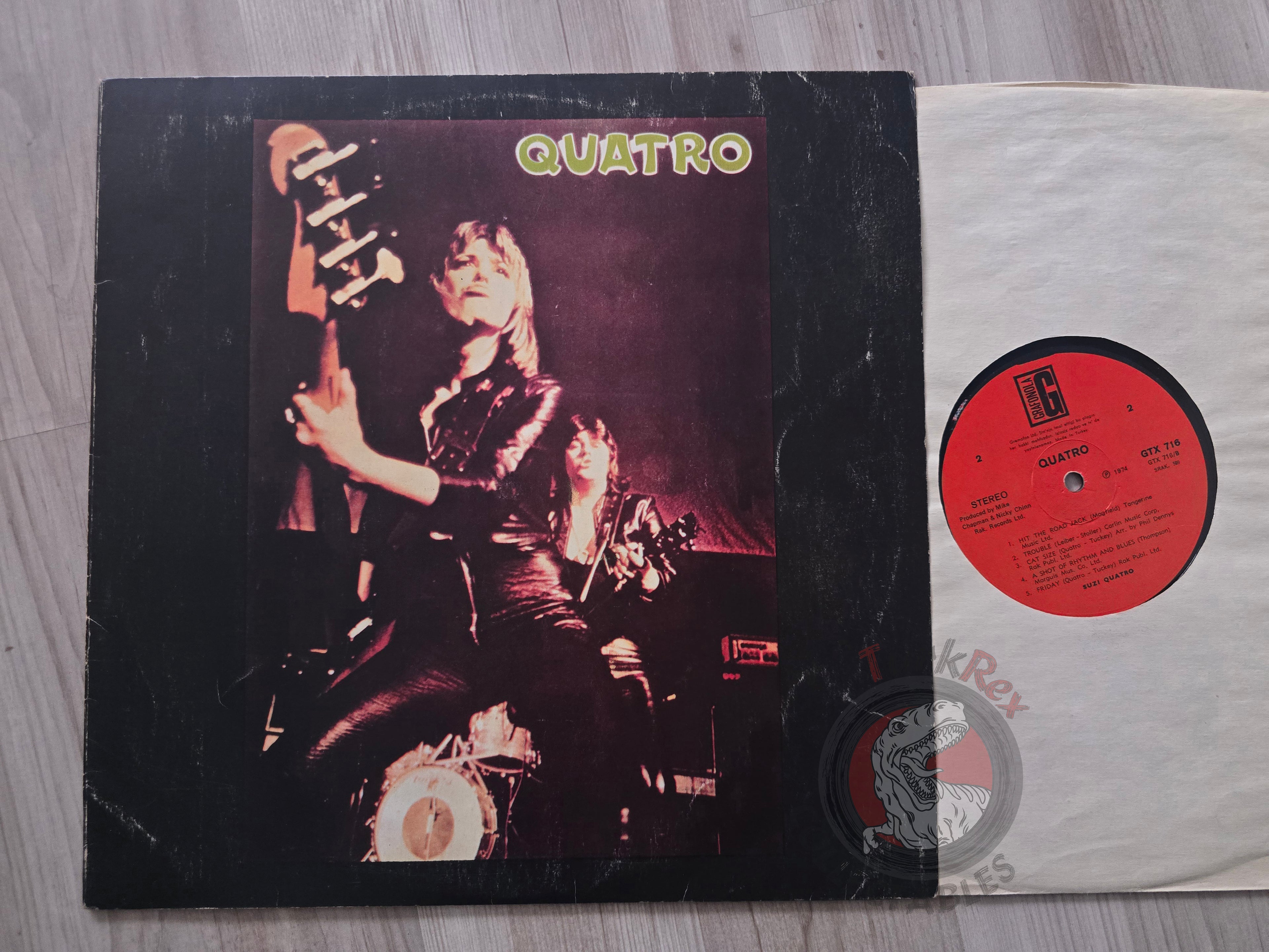 Suzi Quatro – Quatro Turkish Pressing Vinyl Turkey Edition