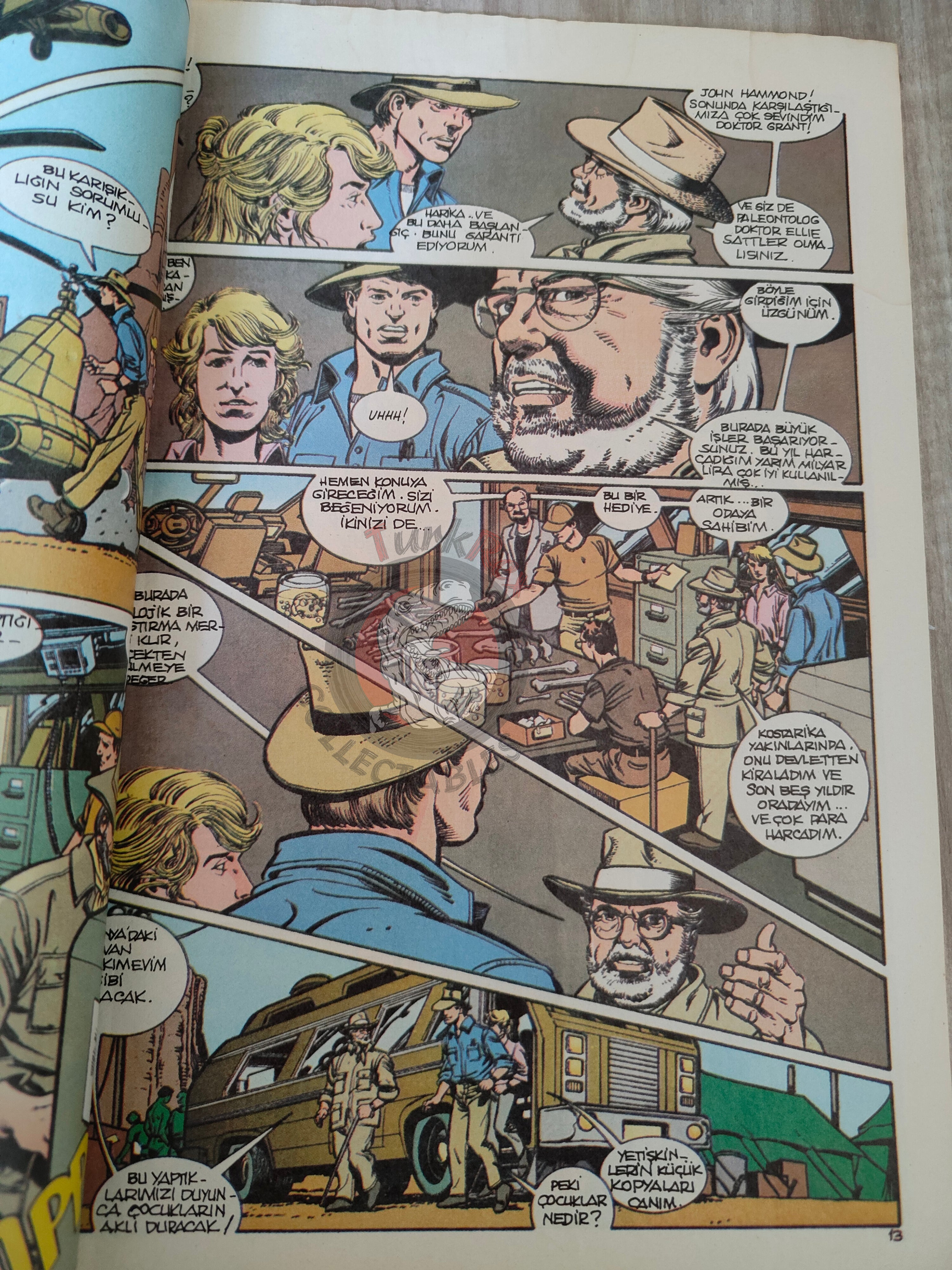 Jurassic Park #2 Turkish Edition Comic Turkey Topps Spielberg