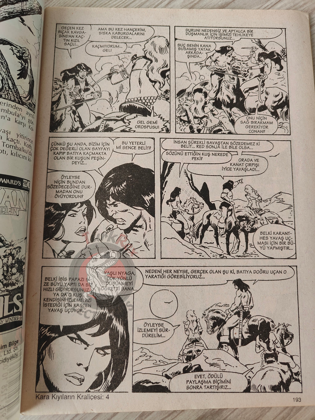 Conan The Barbarian #4 2001 Turkish Comic Turkey #69 #70 #71