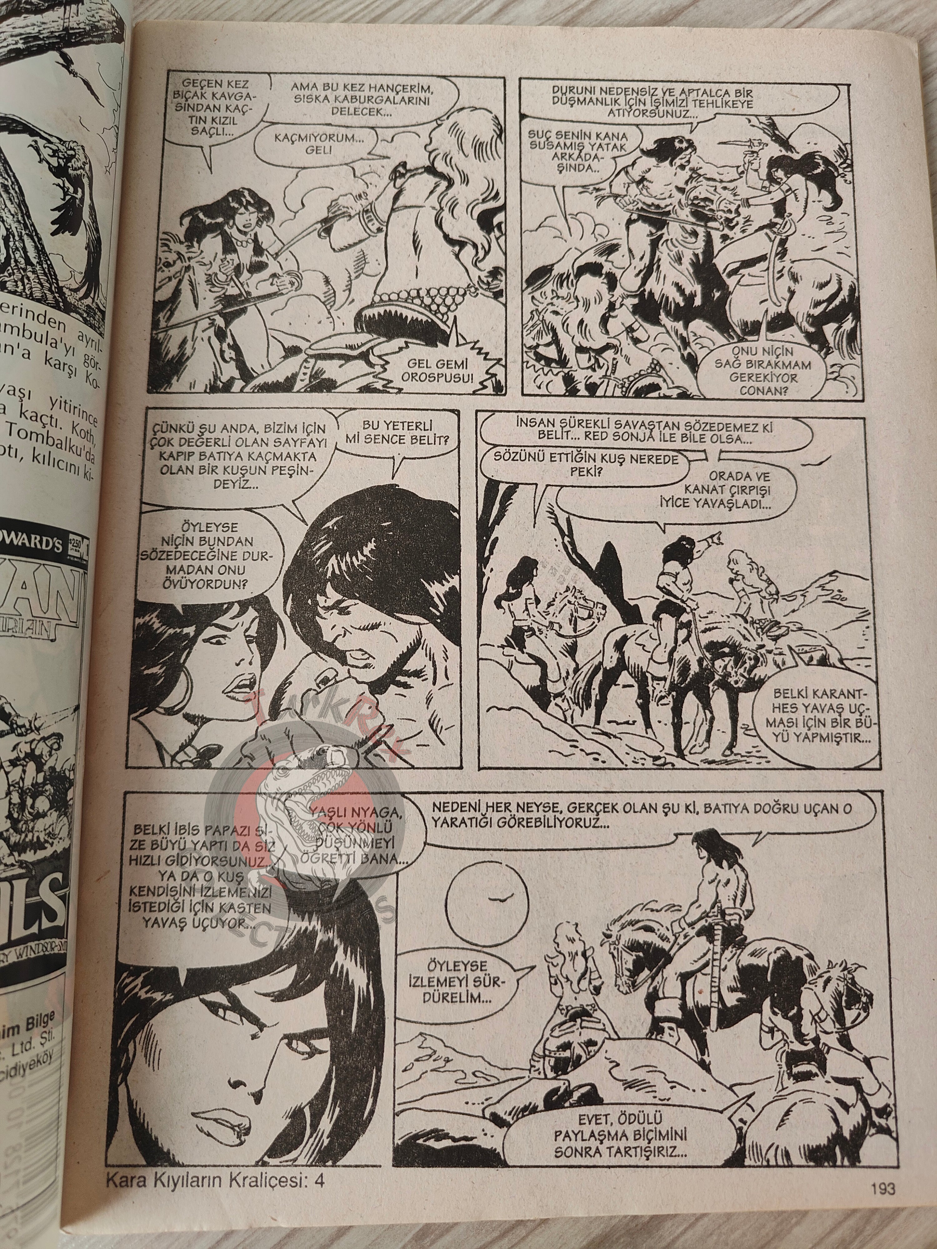 Conan The Barbarian #4 2001 Turkish Comic Turkey #69 #70 #71