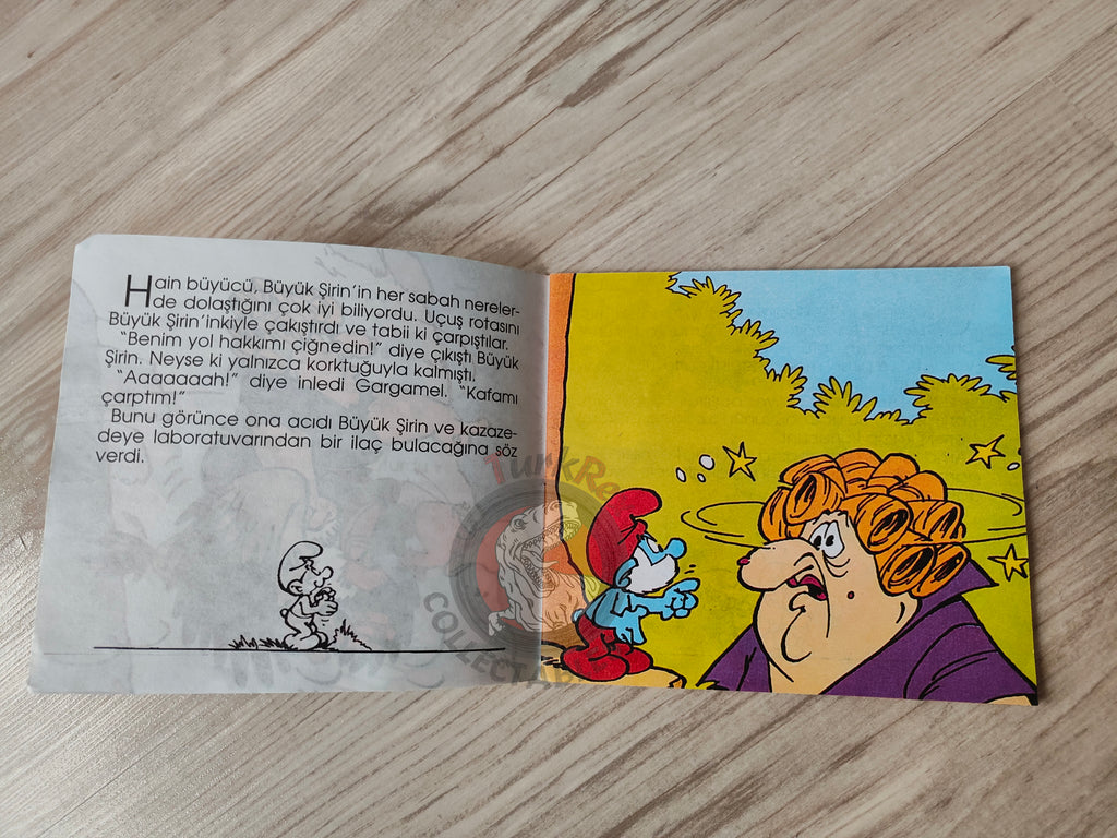 The Smurfs - Hogatha 2004 Turkish Book Turkey Die Schlümpfe Minibuch