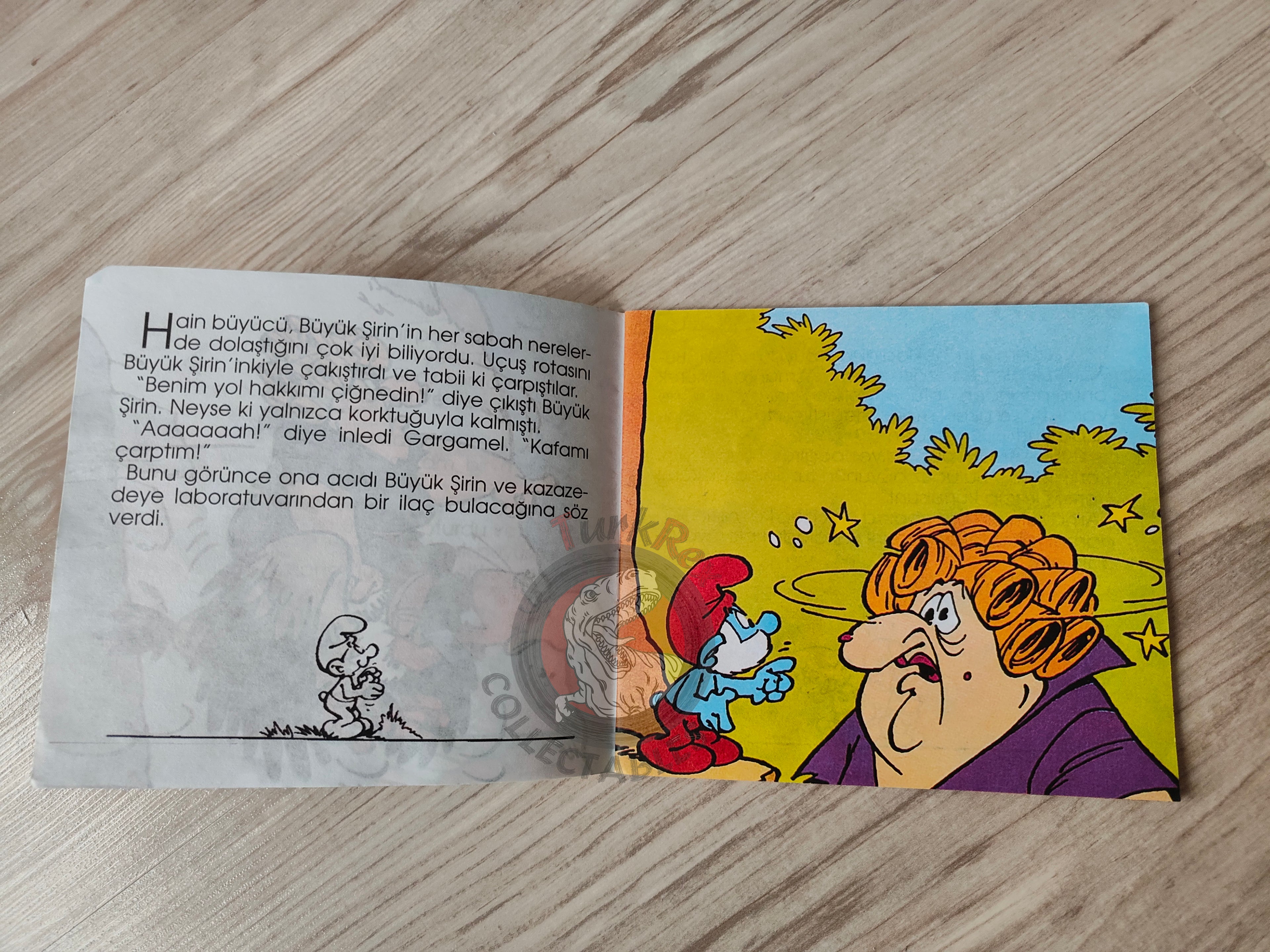The Smurfs - Hogatha 2004 Turkish Book Turkey Die Schlümpfe Minibuch