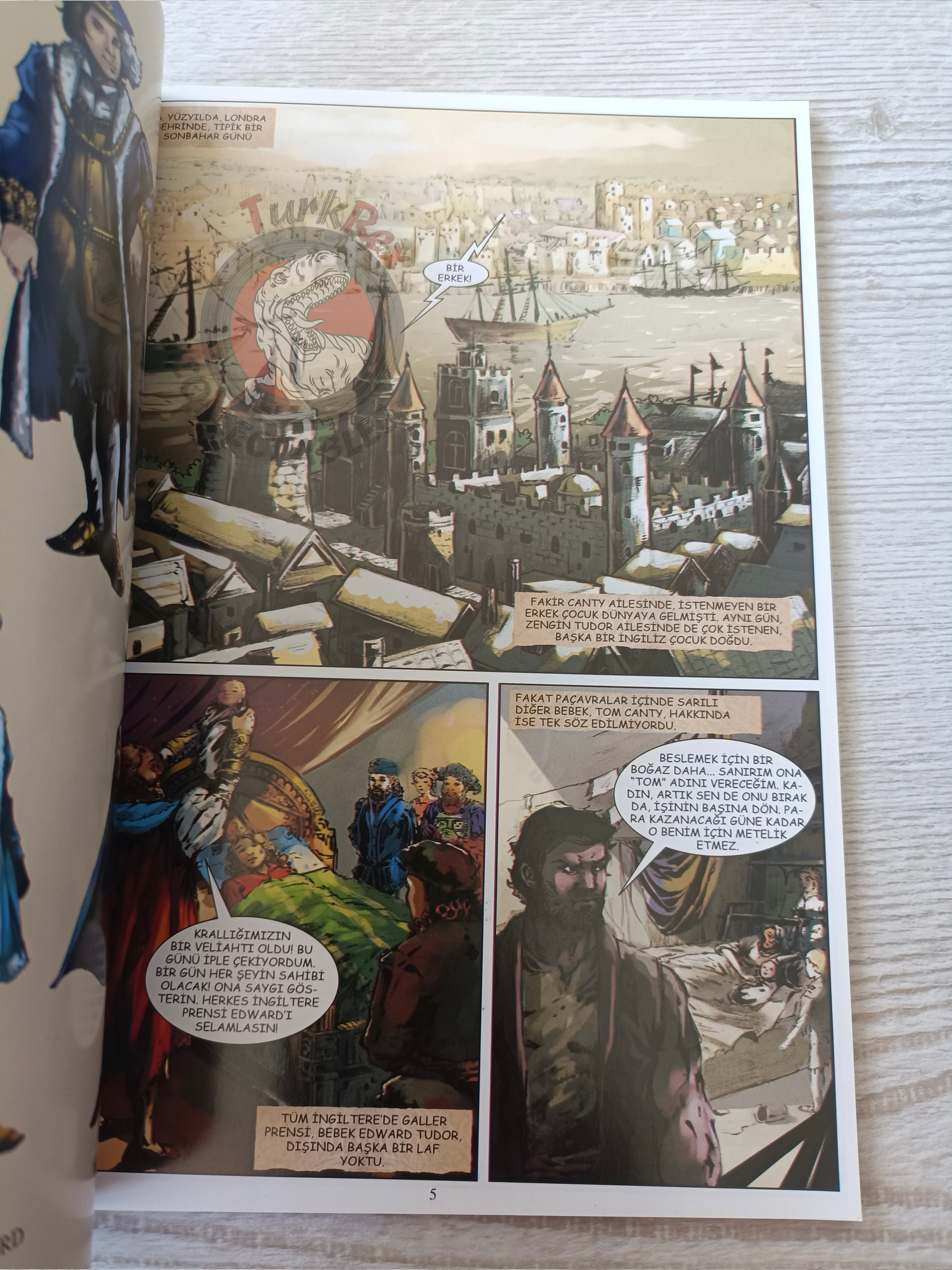 The Prince and the Pauper – Mark Twain Turkish Comic Turkey Campfire Classics