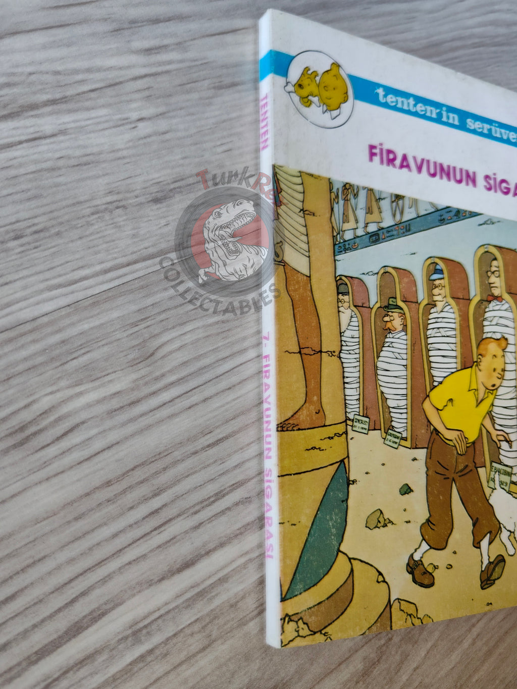 Tintin – Cigars of the Pharaoh mid 1980s Turkish Edition Comic Turkey 1