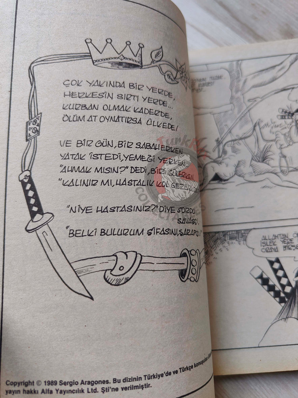 Groo the Wanderer #7 1989 Turkish Comic Turkey cover #13