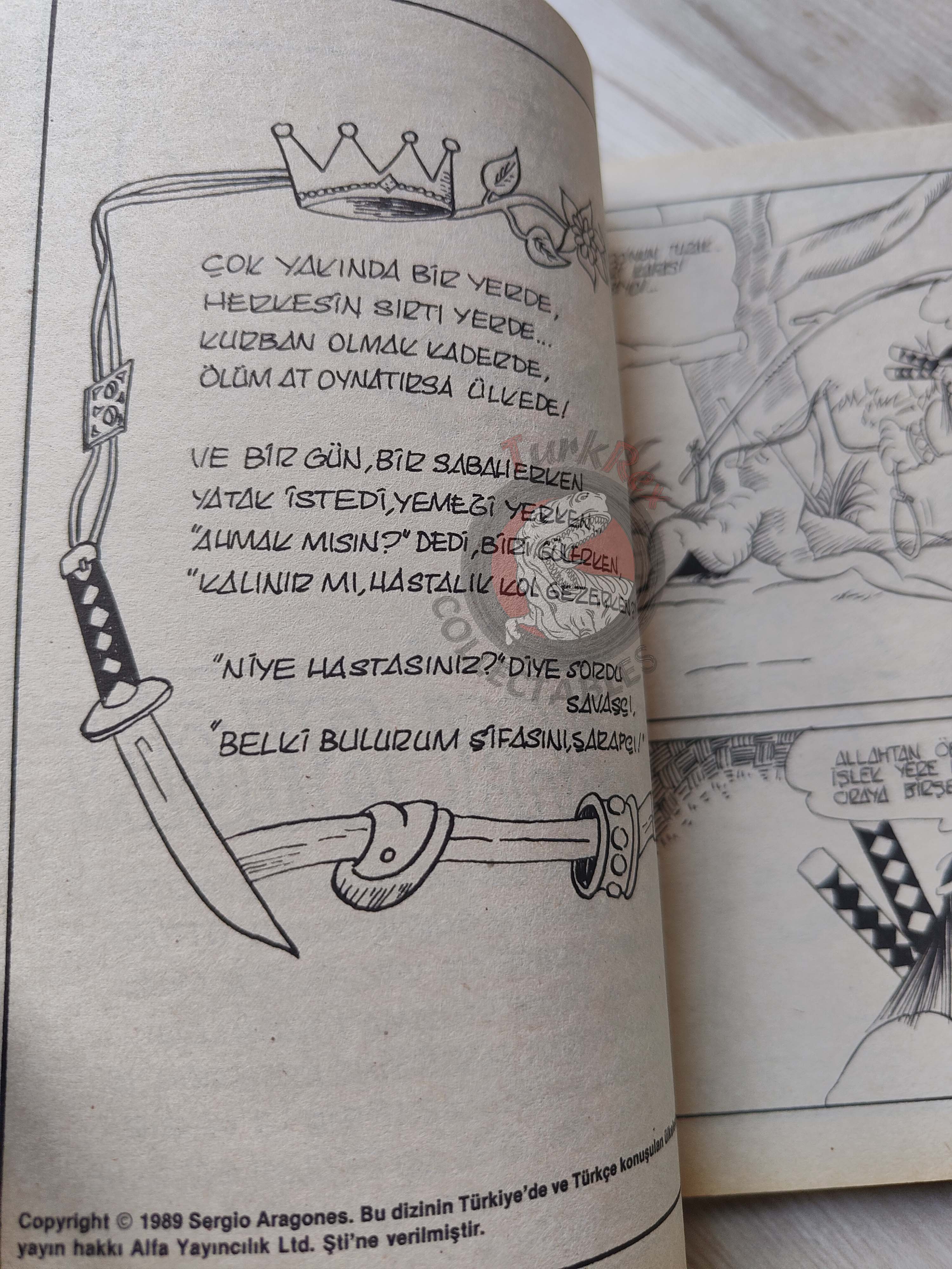 Groo the Wanderer #7 1989 Turkish Comic Turkey cover #13