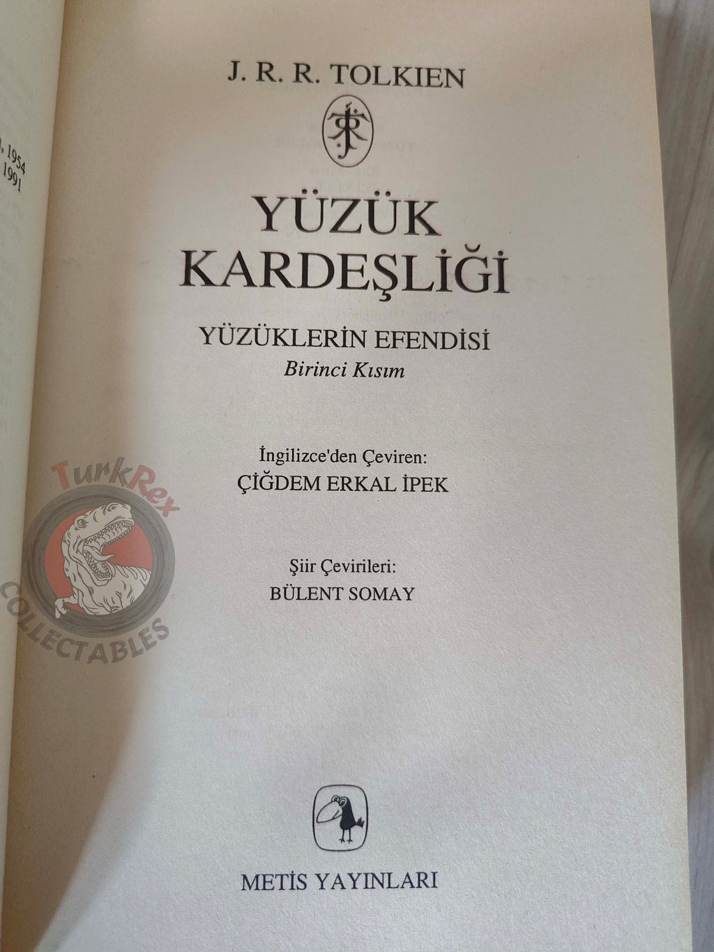J.R.R. Tolkien – The Lord of the Rings: The Fellowship of the Ring Turkish Book Turkey