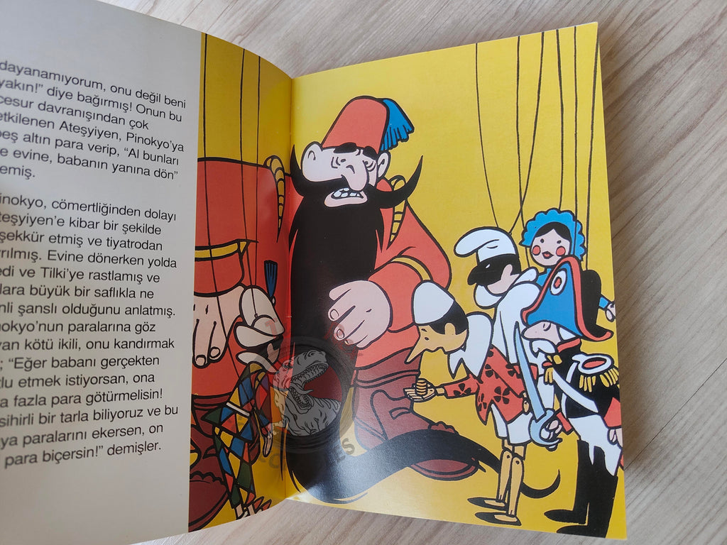 Carlo Collodi – Pinocchio 2001 Turkish Book Turkey Illustrated