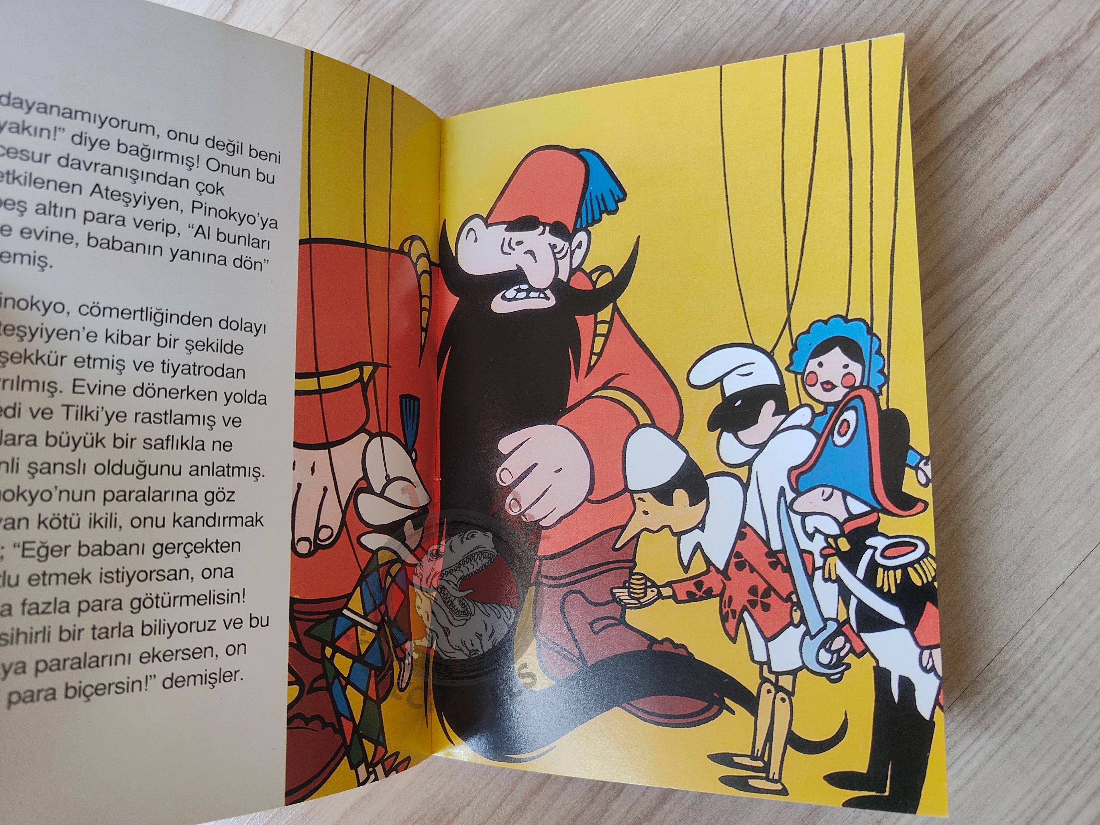 Carlo Collodi – Pinocchio 2001 Turkish Book Turkey Illustrated