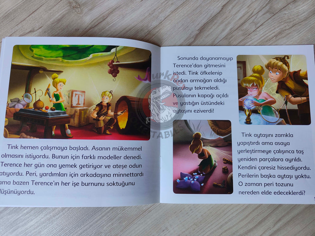 Tinker Bell and the Lost Treasure 2013 Turkish Book Turkey Illustrated