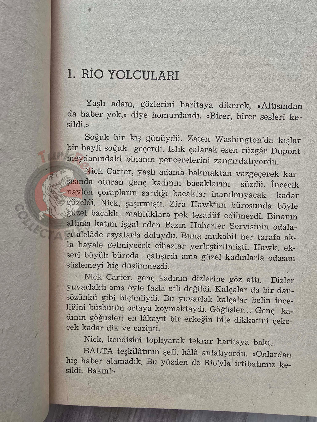 Nick Carter – Killmaster 1966 1st Turkish Book Turkey