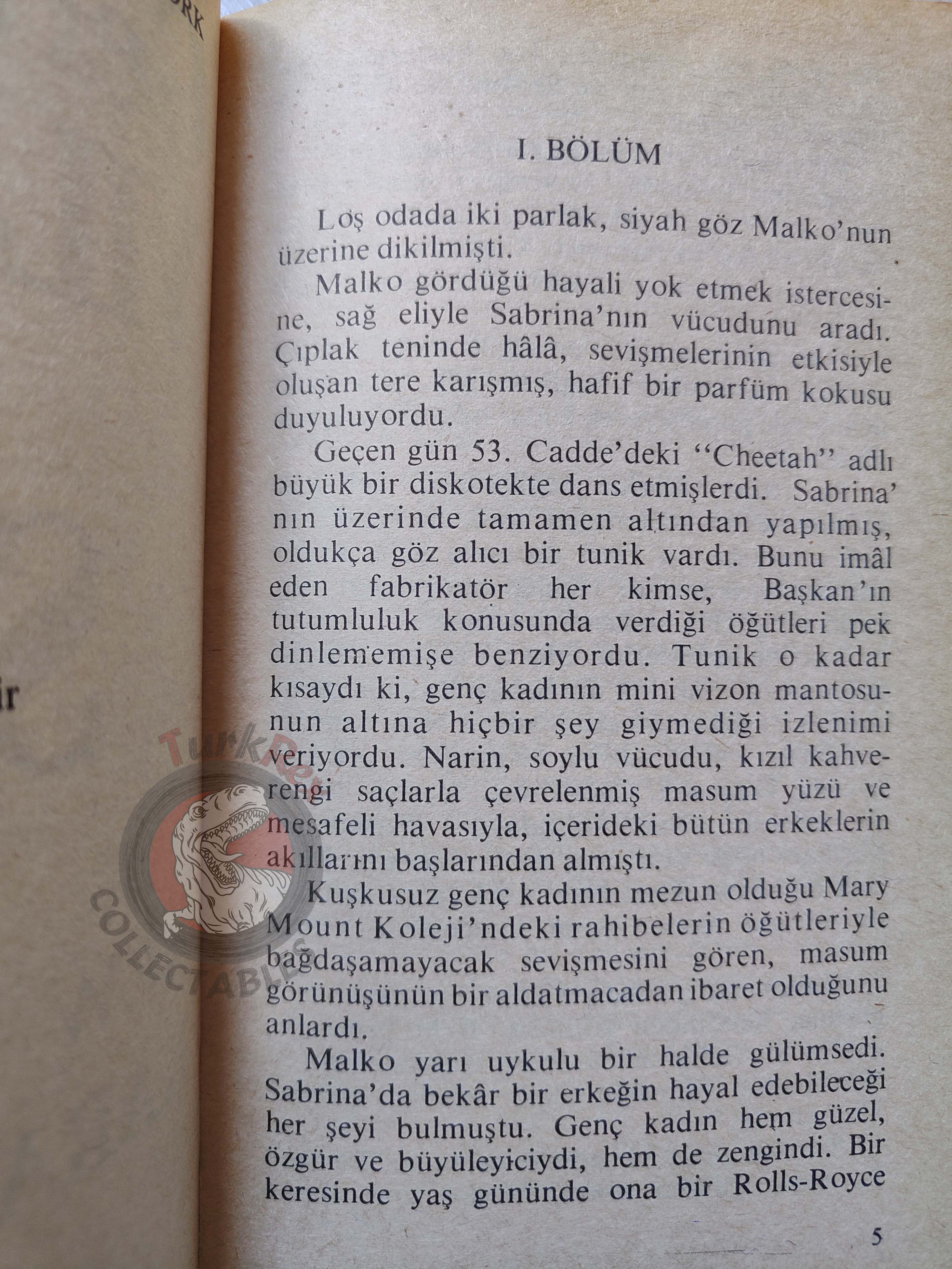 Gerard de Villiers – SAS Magie Noire à New York 1986 Turkish Book Turkey