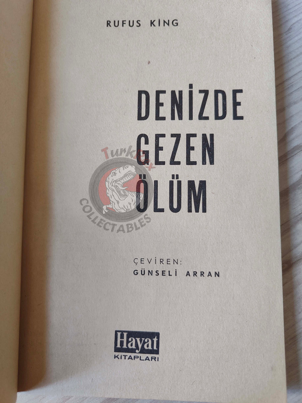 Rufus King – Designed in Evil 1966 1st Turkish Book Turkey