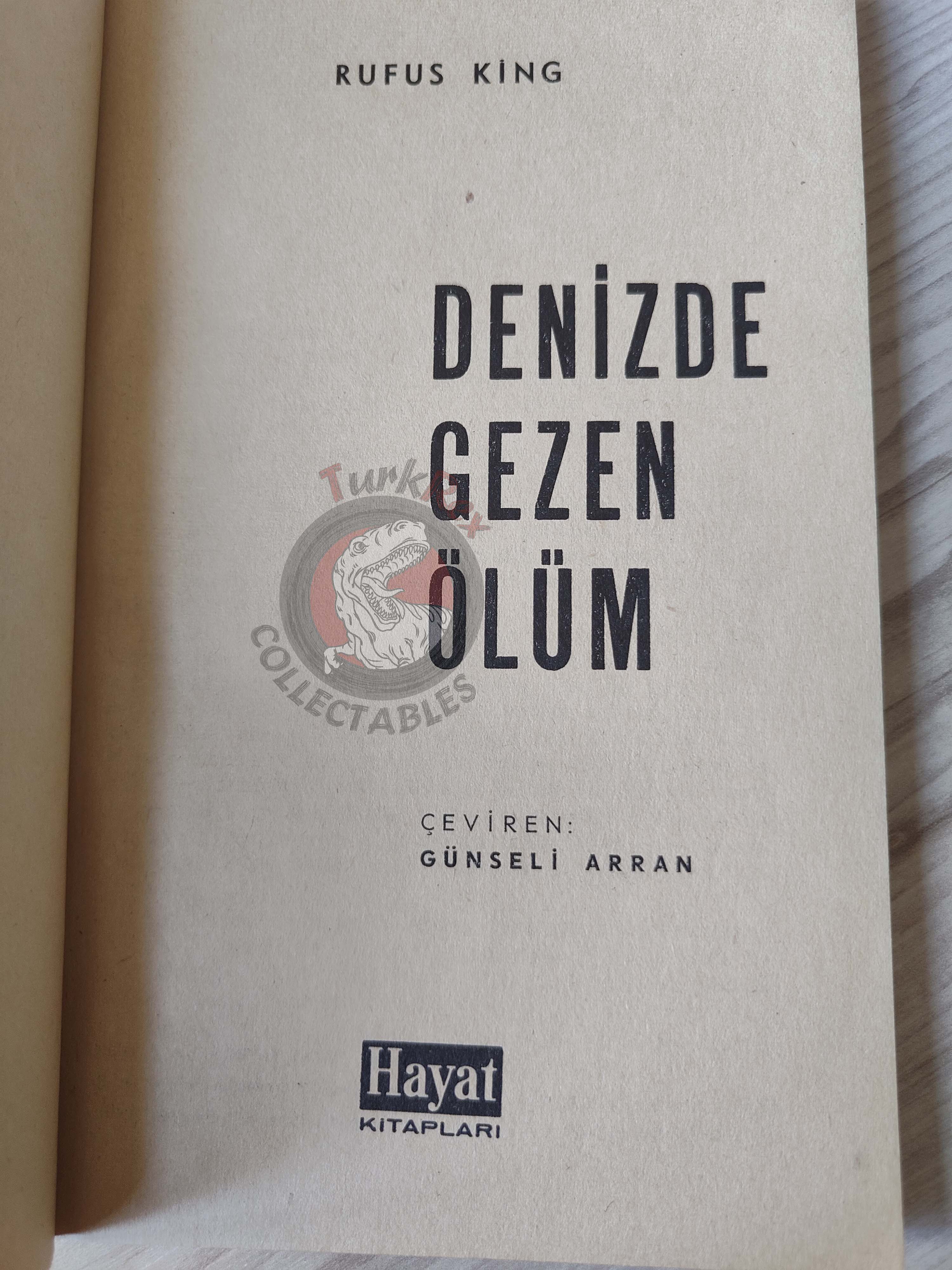 Rufus King – Designed in Evil 1966 1st Turkish Book Turkey