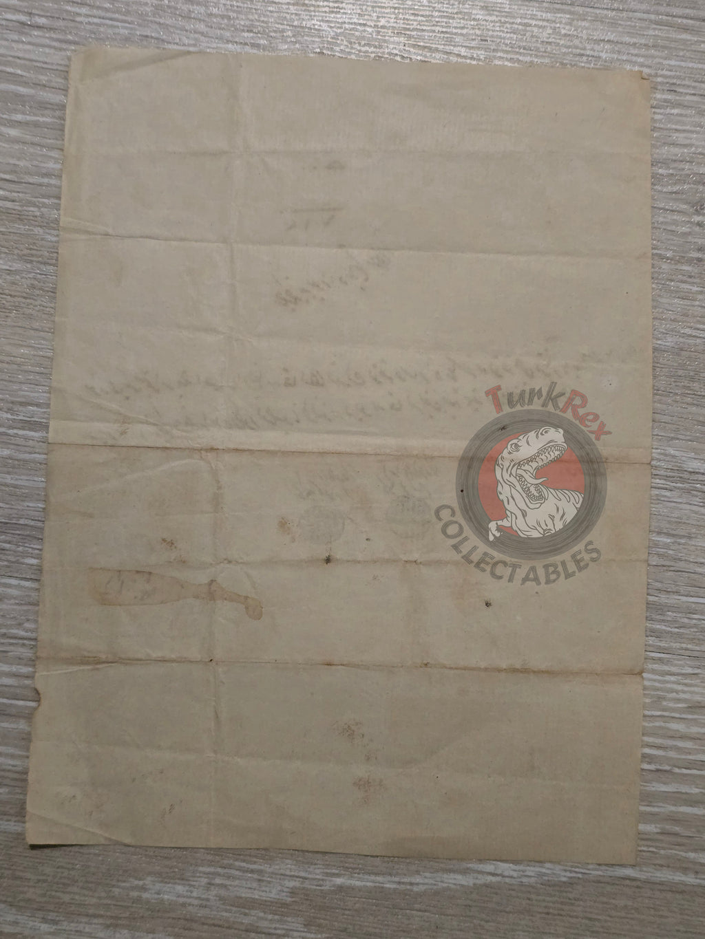 Ottoman Military Document Cavalry Regiment Saddle Supply Debt WW1