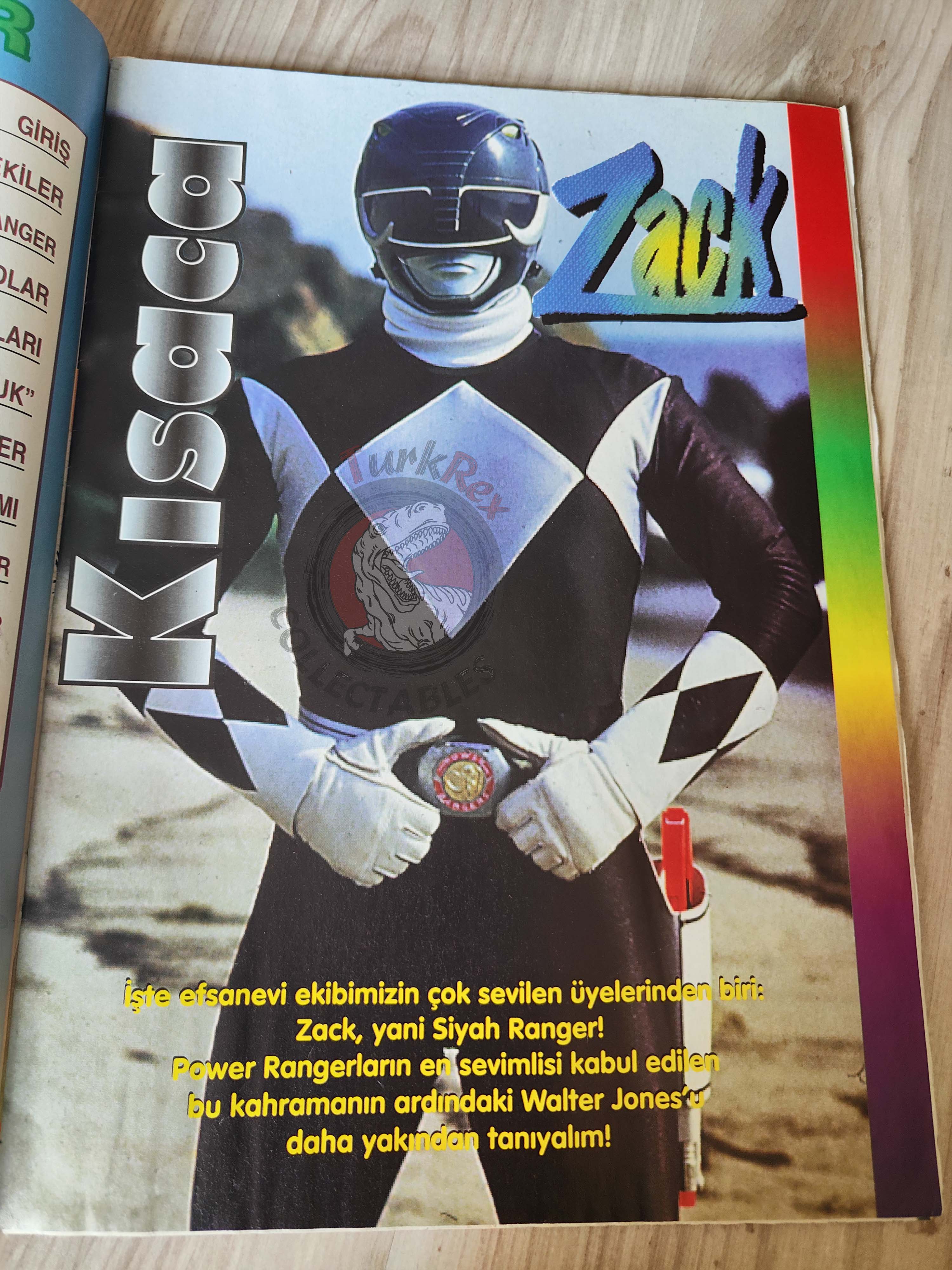 Power Rangers #1 1997 Turkish Comic Mag Turkey Mighty Morphin