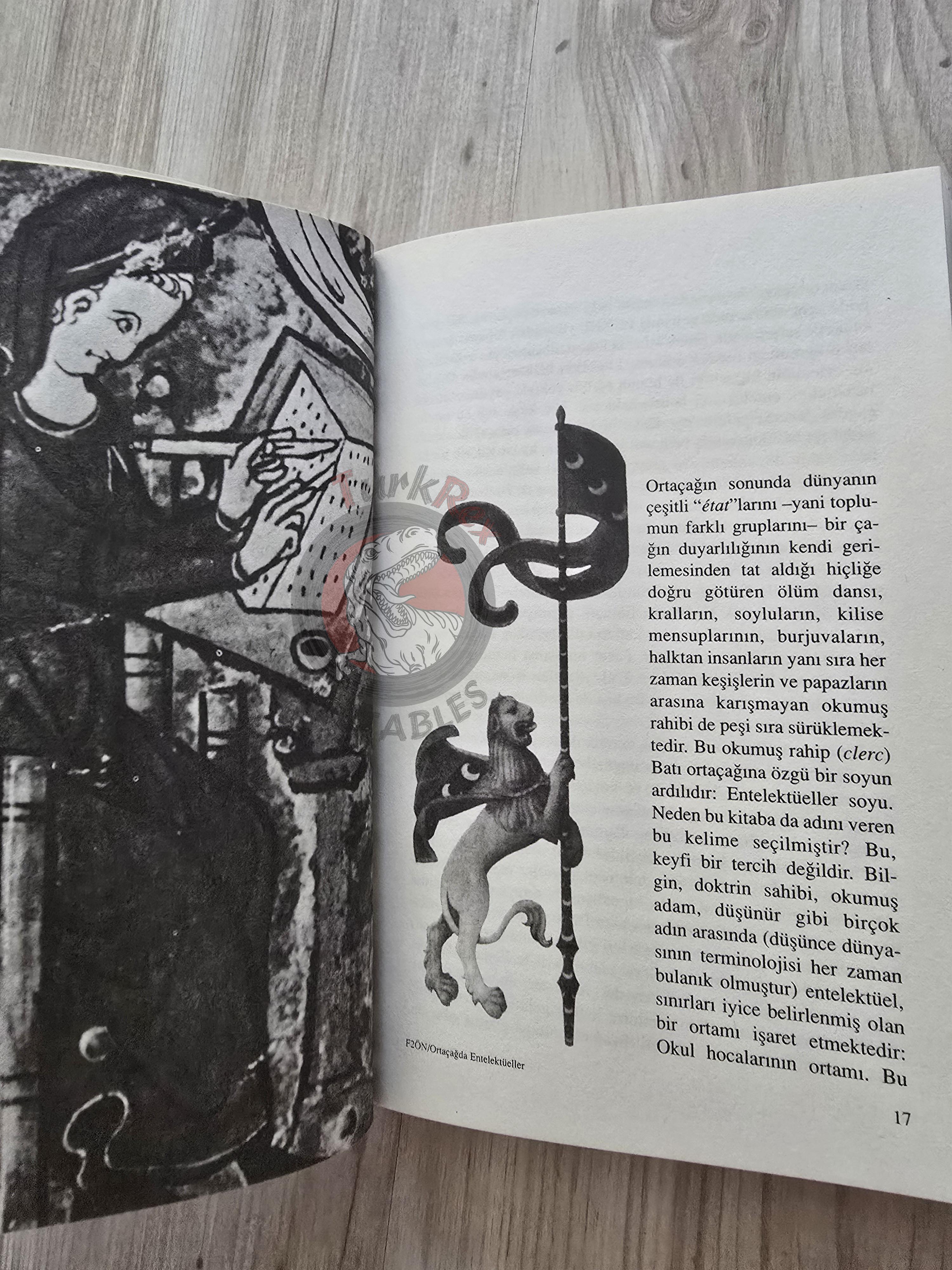 Jacques Le Goff – Intellectuals in the Middle Ages 2006 Turkish Book Turkey