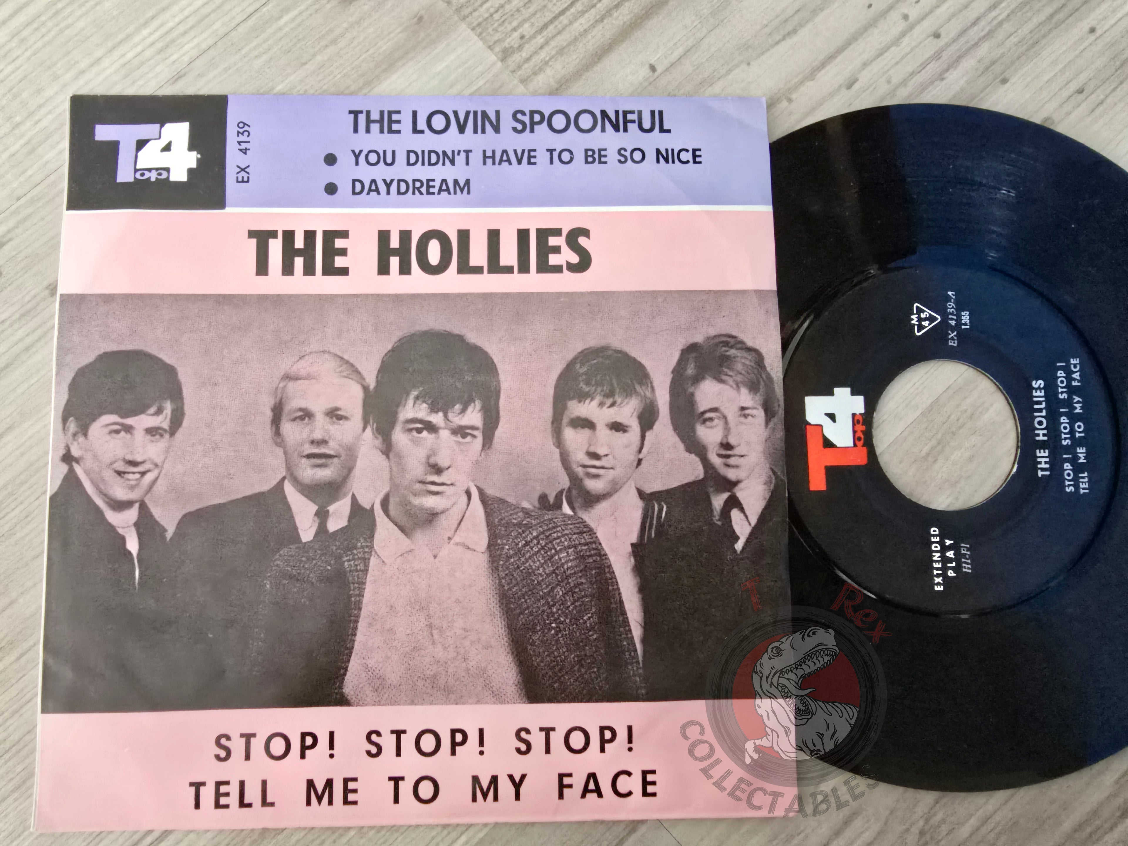 The Hollies / The Lovin' Spoonful 7" Iran Pressing Vinyl Iranian Edition