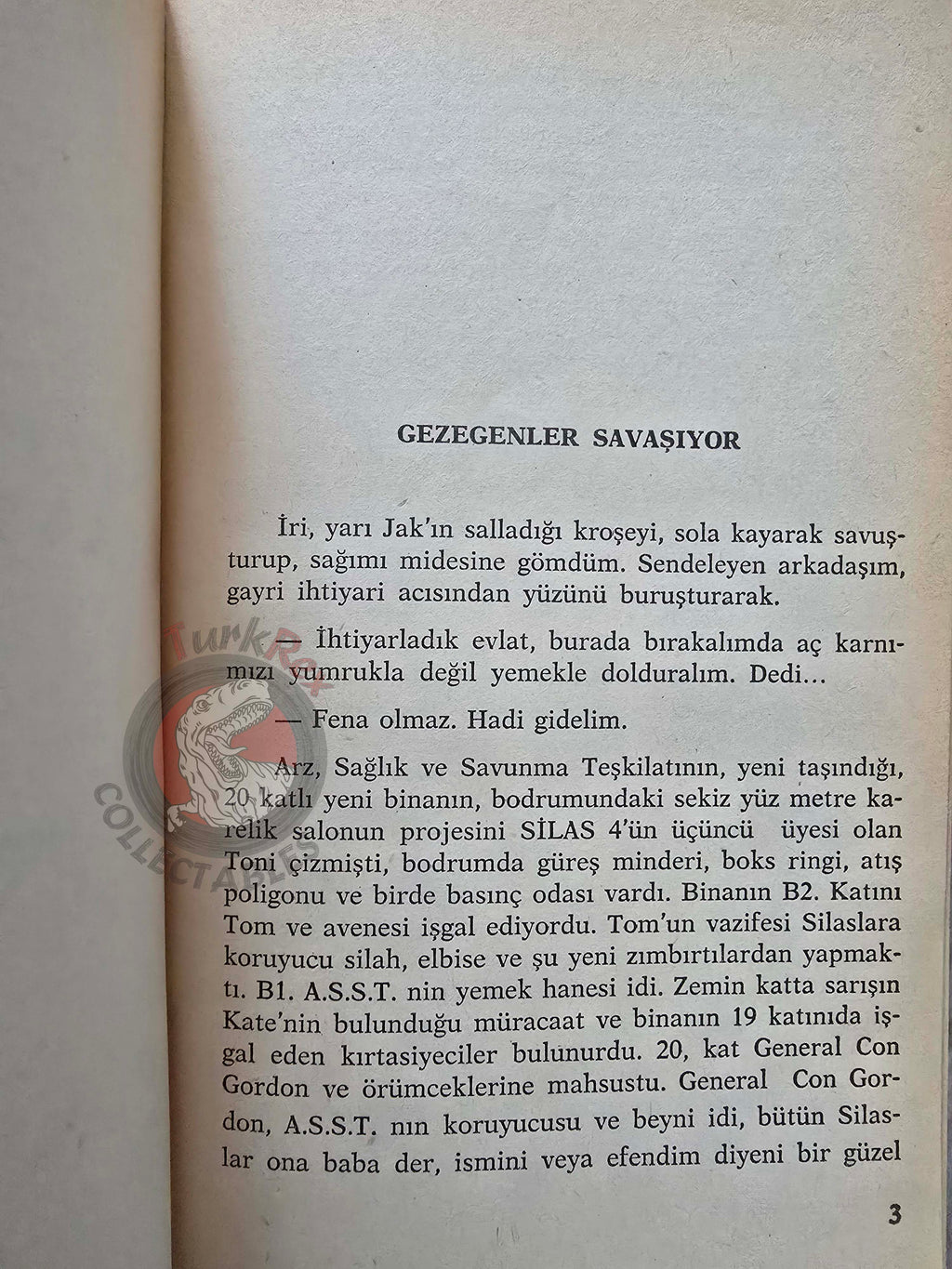 Metin Atak  – Planets at War 1971 1st Turkish Book Turkey
