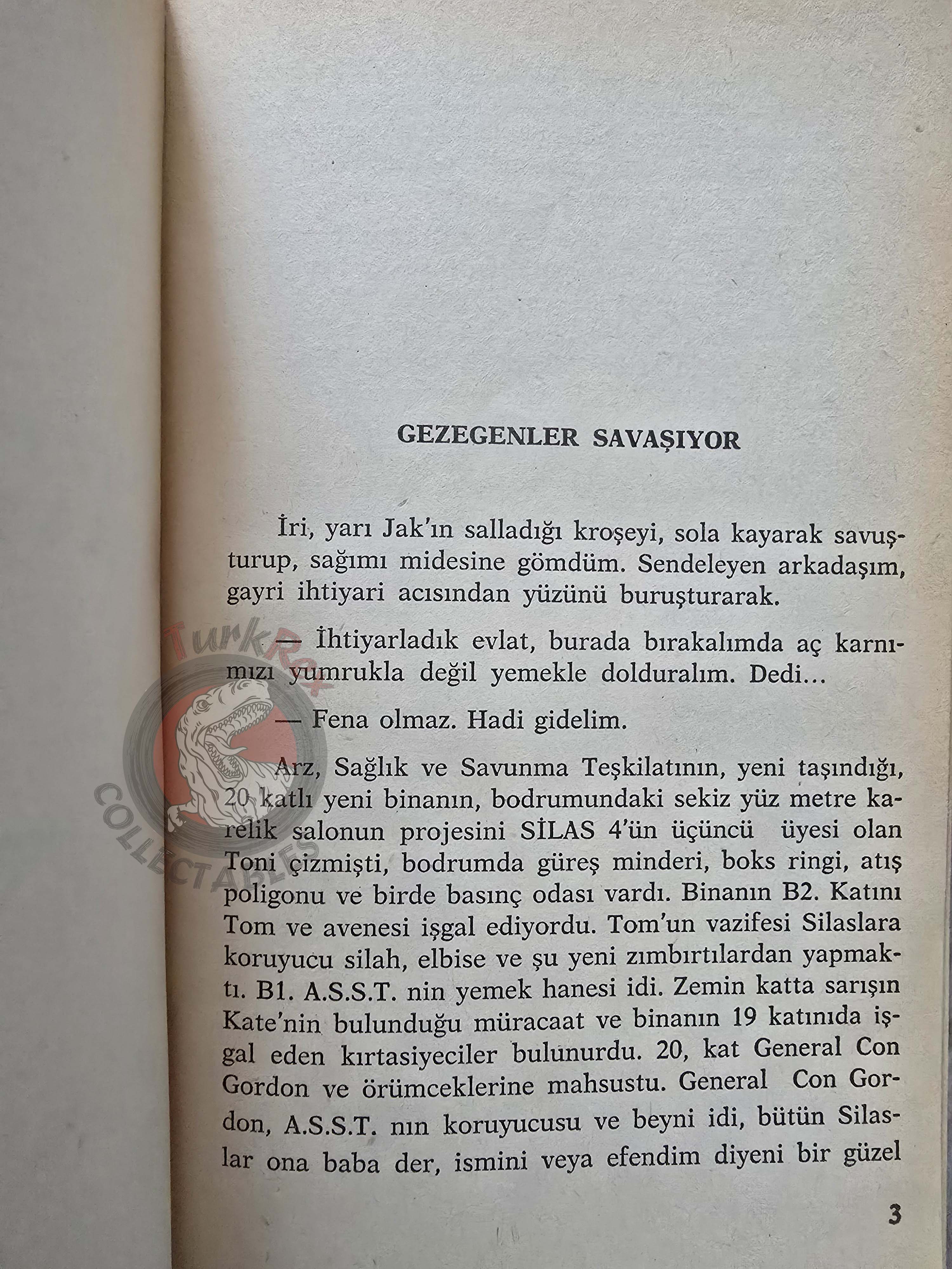 Metin Atak  – Planets at War 1971 1st Turkish Book Turkey
