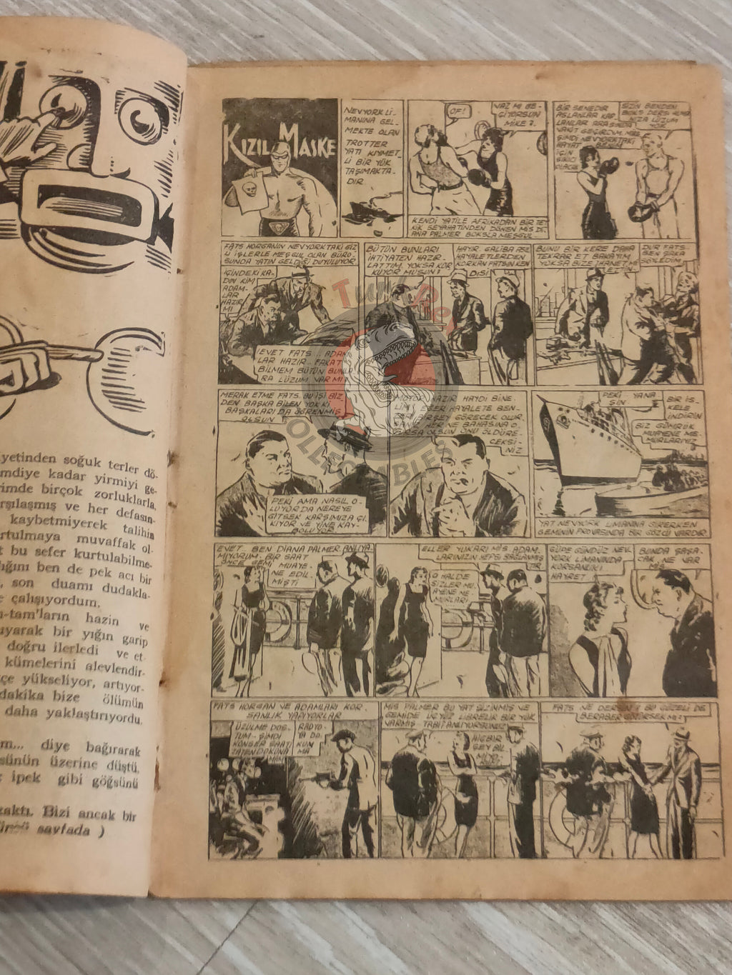 1001 Roman 1942 The Phantom - The Singh Brotherhood Turkish Comic Mag Turkey