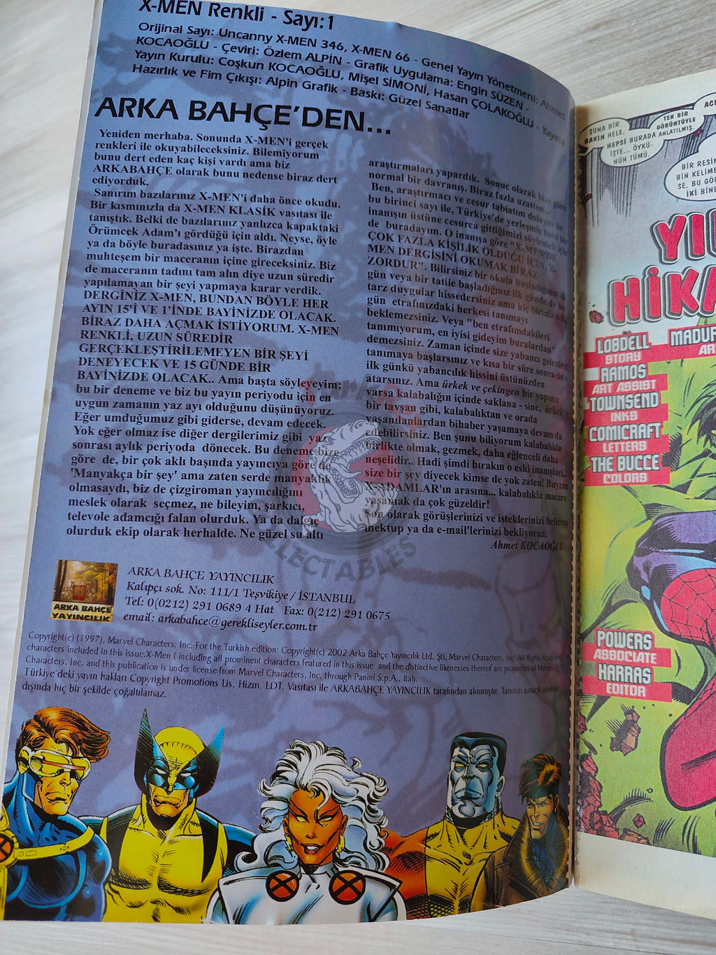 X-Men Vol #1 2002 Turkish Comic Turkey Uncanny #346 #347 #66  #67 Wolverine