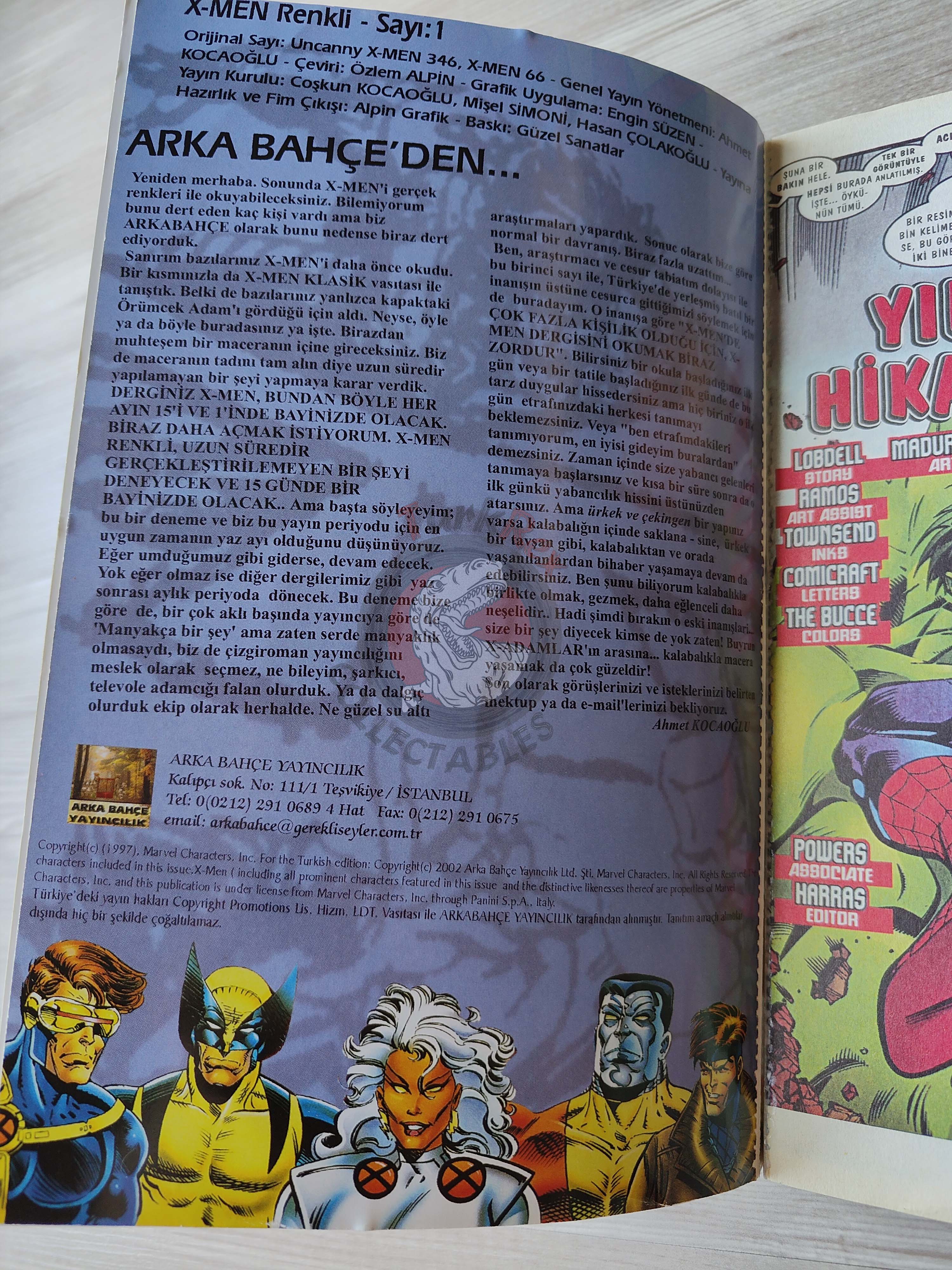 X-Men Vol #1 2002 Turkish Comic Turkey Uncanny #346 #347 #66  #67 Wolverine