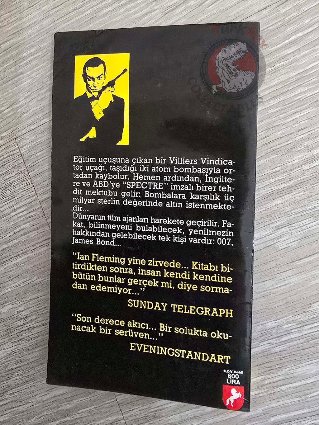 James Bond - Thunderball 1990 Turkish Book Turkey Ian Fleming